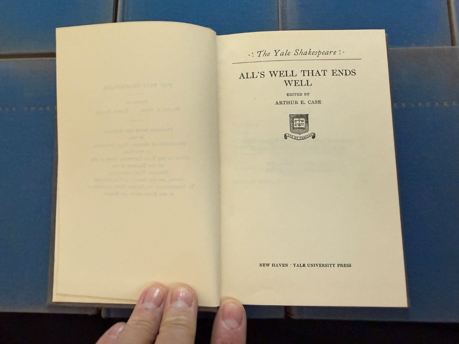 Yale Shakespeare Partial Set 28 Volumes Vintage Linen Hardcover Books