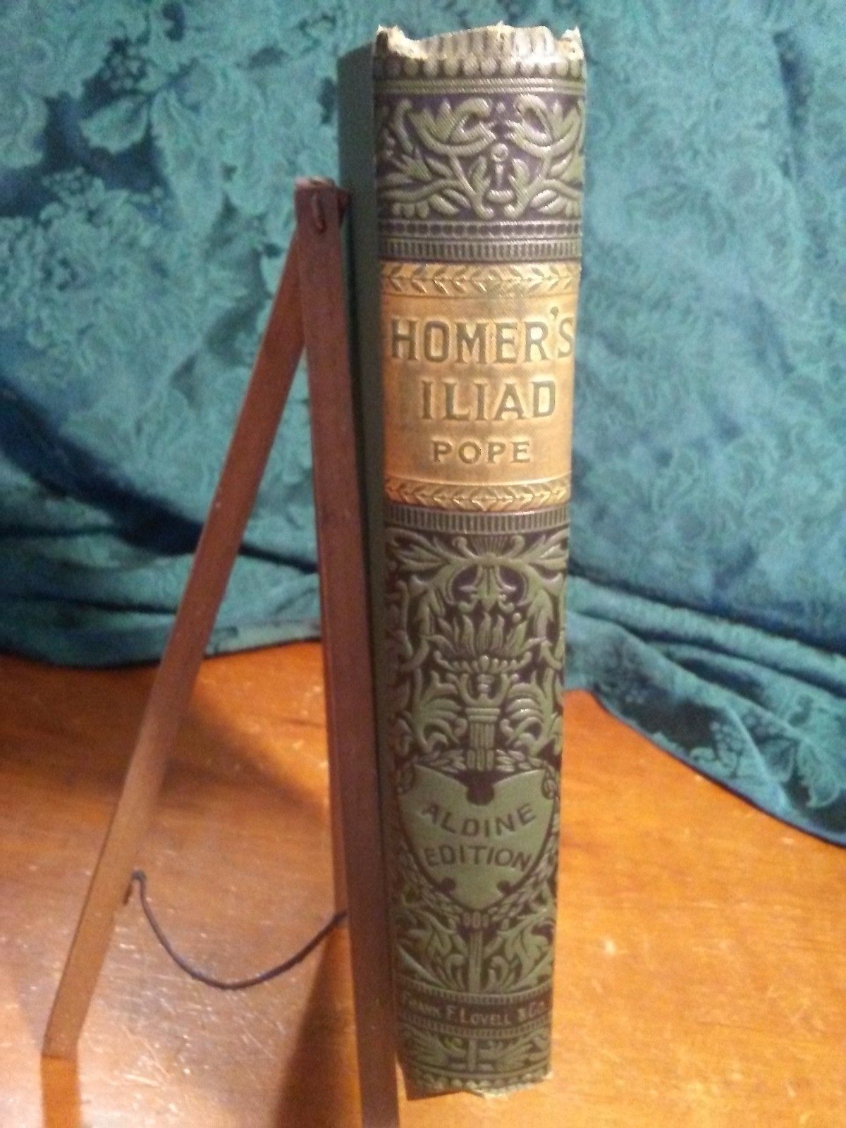 The Iliad of Homer 1880s A. Pope F. Lovell Trow’s Printing Aldine Edition