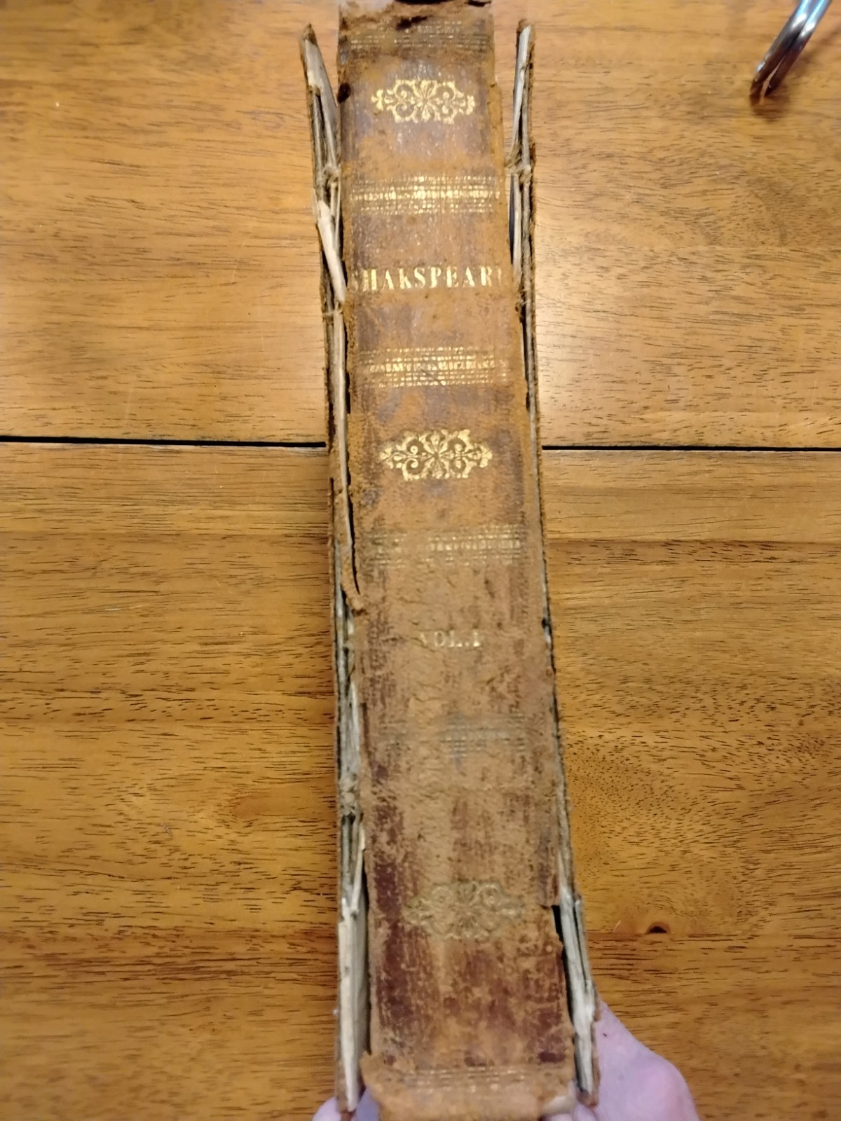 William Shakspeare Dramatic Works Vol I Robinson Franklin Leather 1839 Glossary