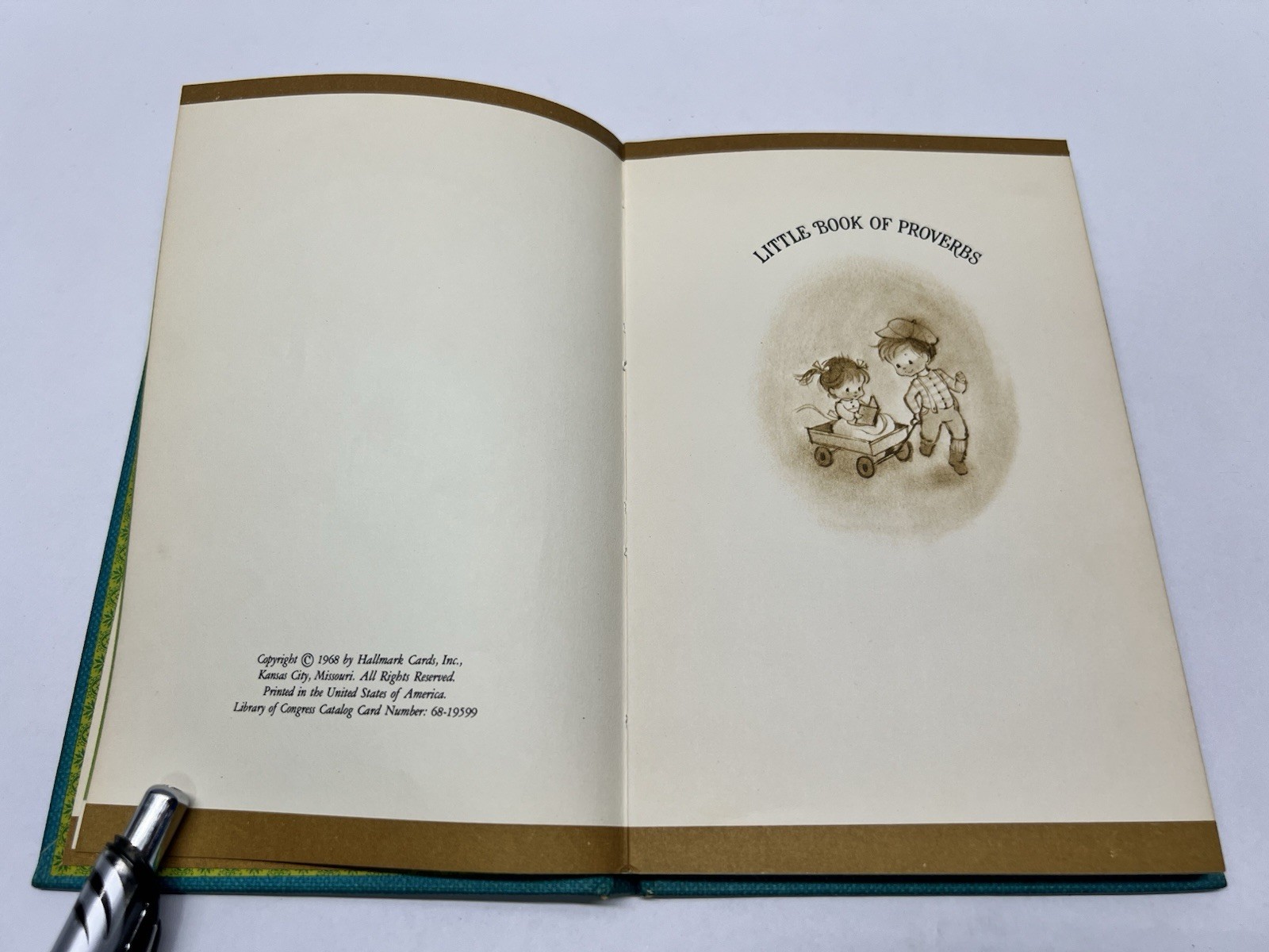 1968 Hallmark Little Book Of Proverbs
