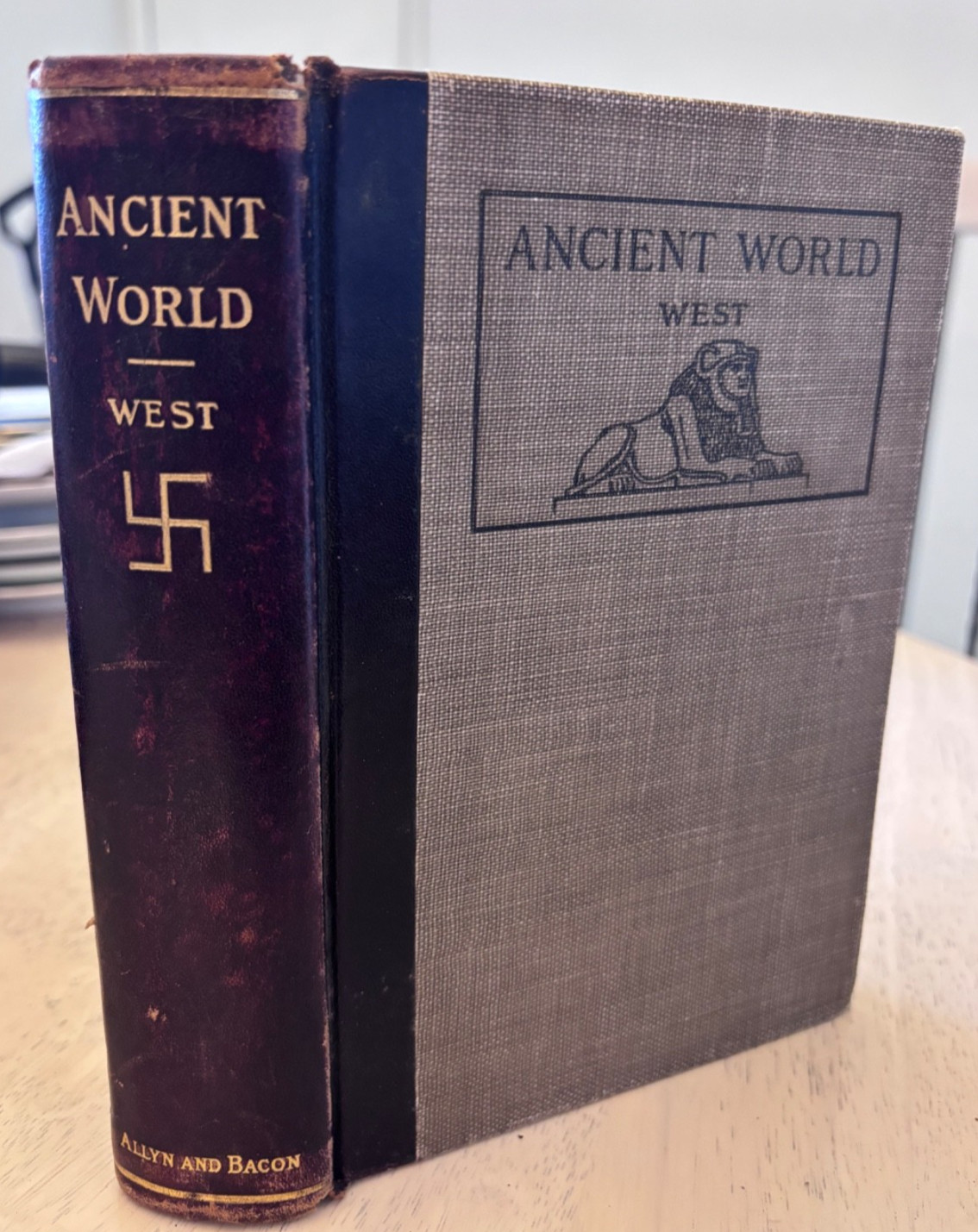 1904 Ancient History Book Egypt Greece Rome Antique Maps Illustrated Hardcover