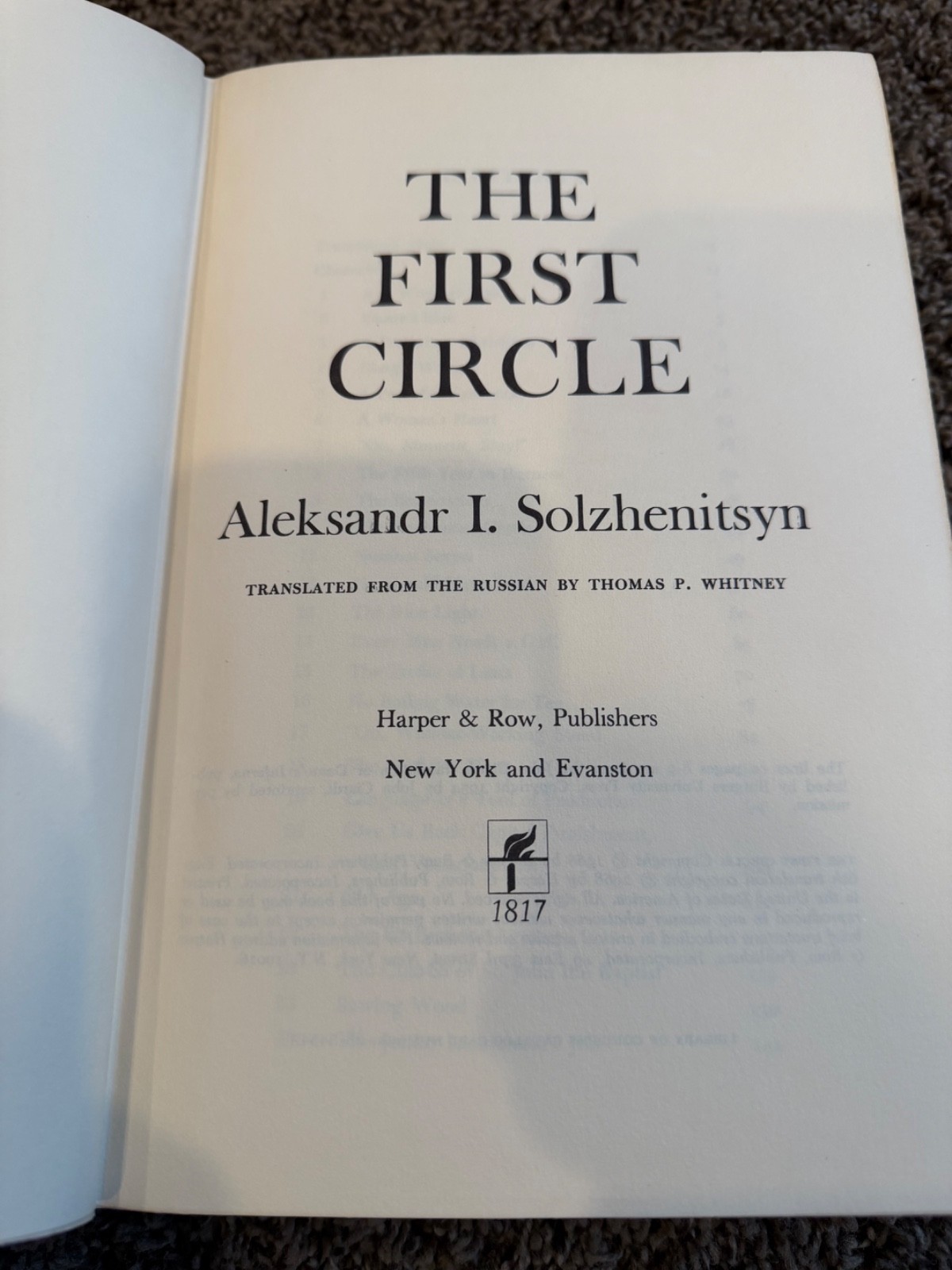 Two First Edition Solzhenitsyn Books (The First Circle and The Gulag Archipelago