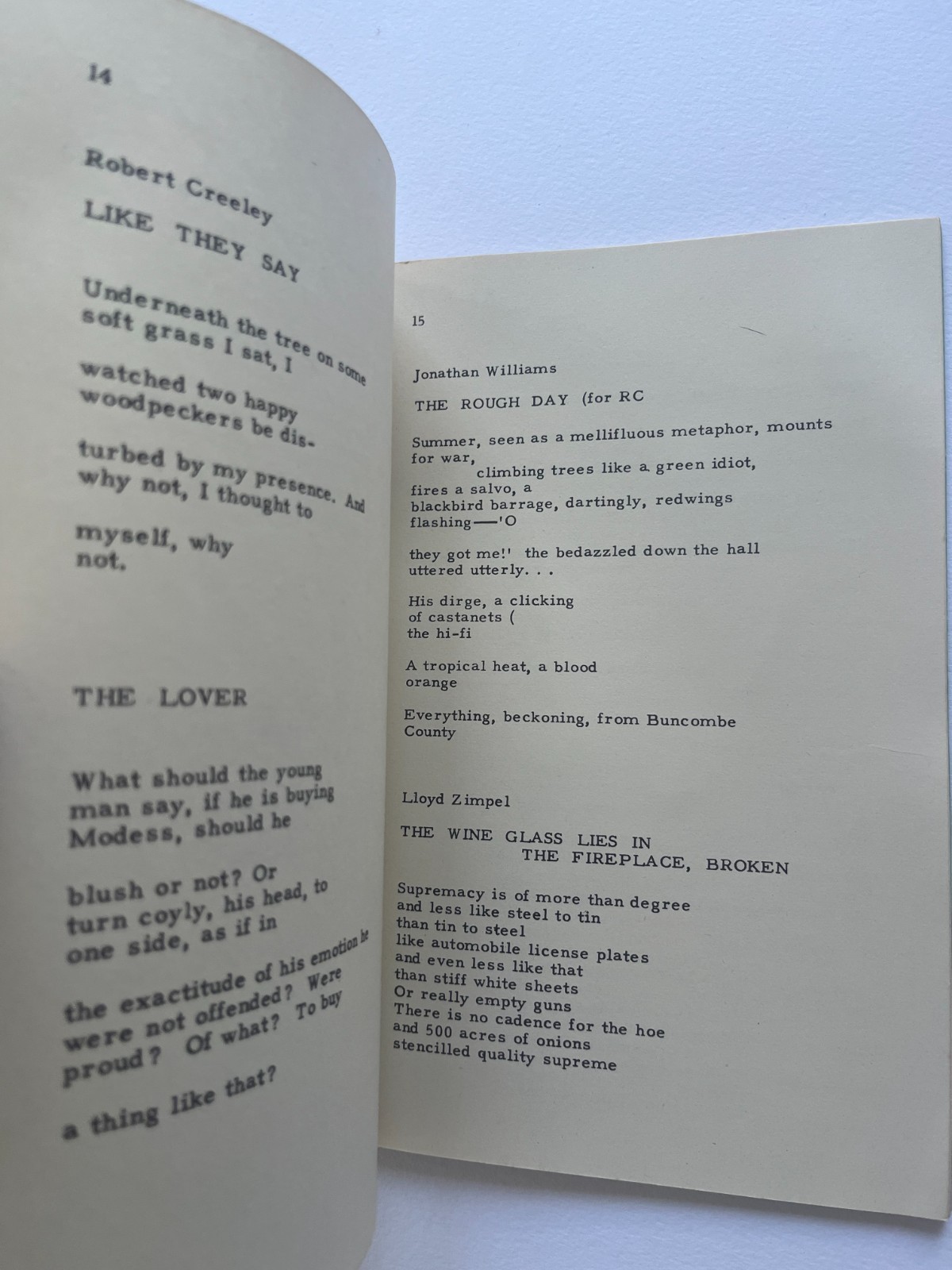 CIV/n 6 ~ 1954 ~ Charles Olson ~ Creeley ~ Irving Layton RARE literary magazine