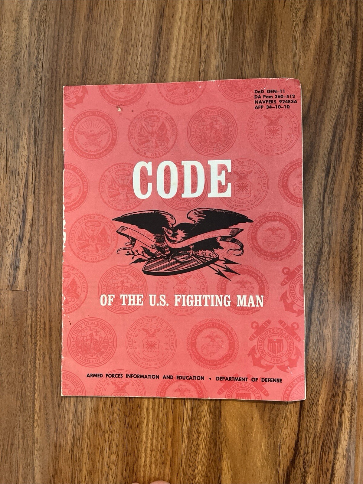 Code of the U.S. Fighting Man Department of Defense Paperback
