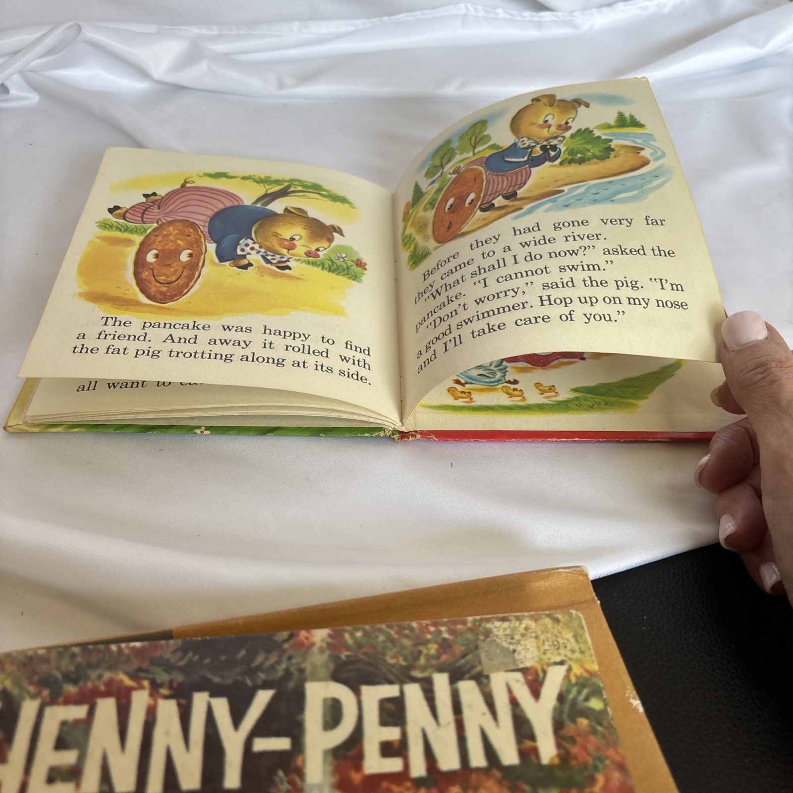 The Runaway Pancake, RARE vintage children’s book Whitman 1956 Tell a tale books