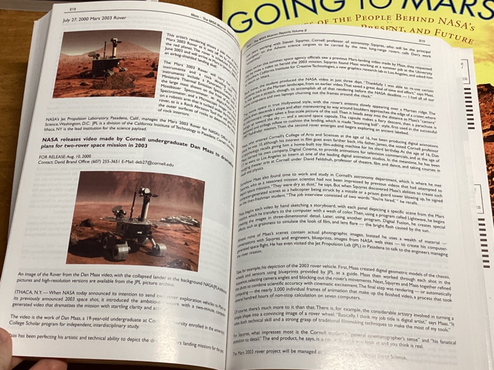7 Assorted Books On Mars Spaceflight Exploration – See Below