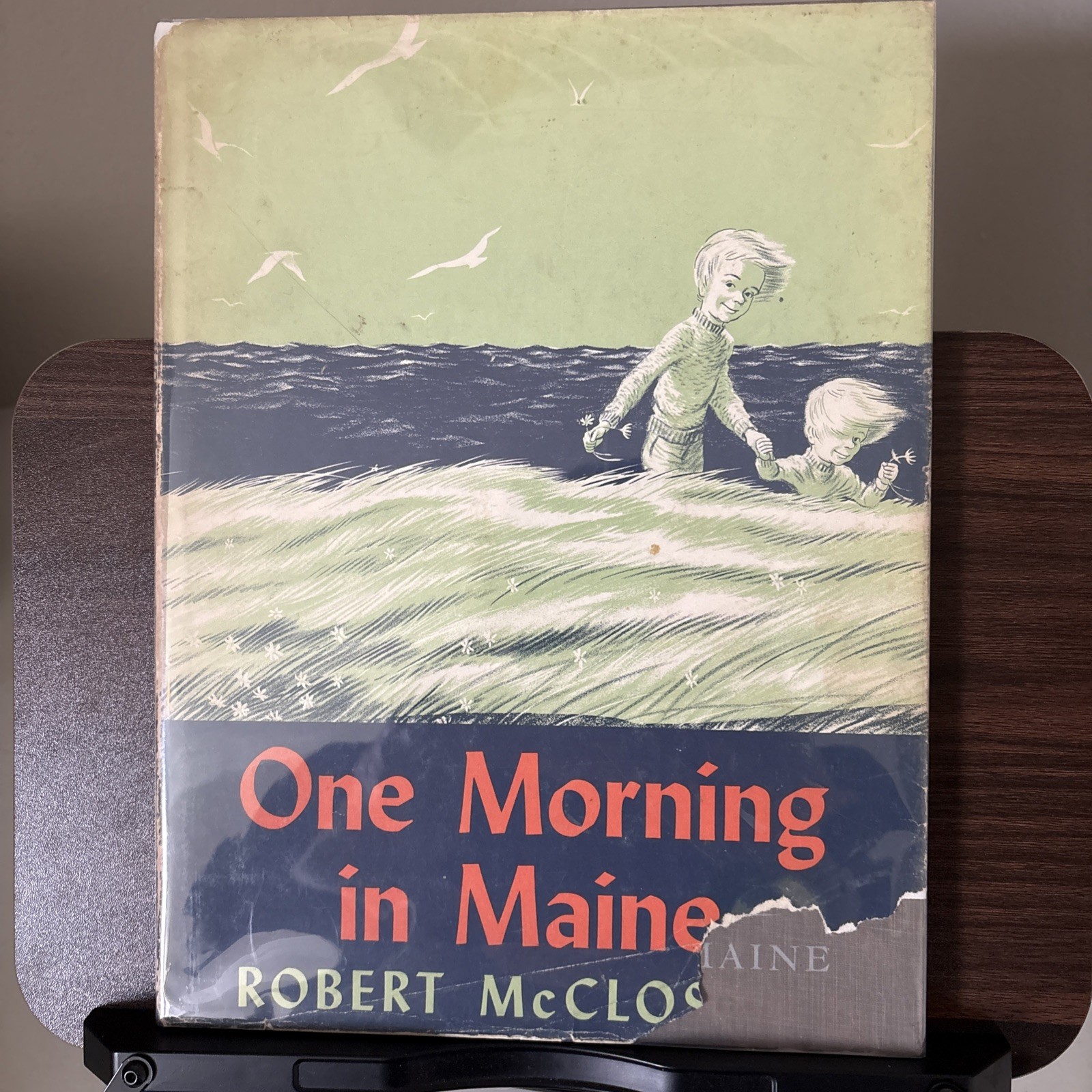 Robert McCloskey ONE MORNING in MAINE 1st Ed 6th printing HB DJ illustrated