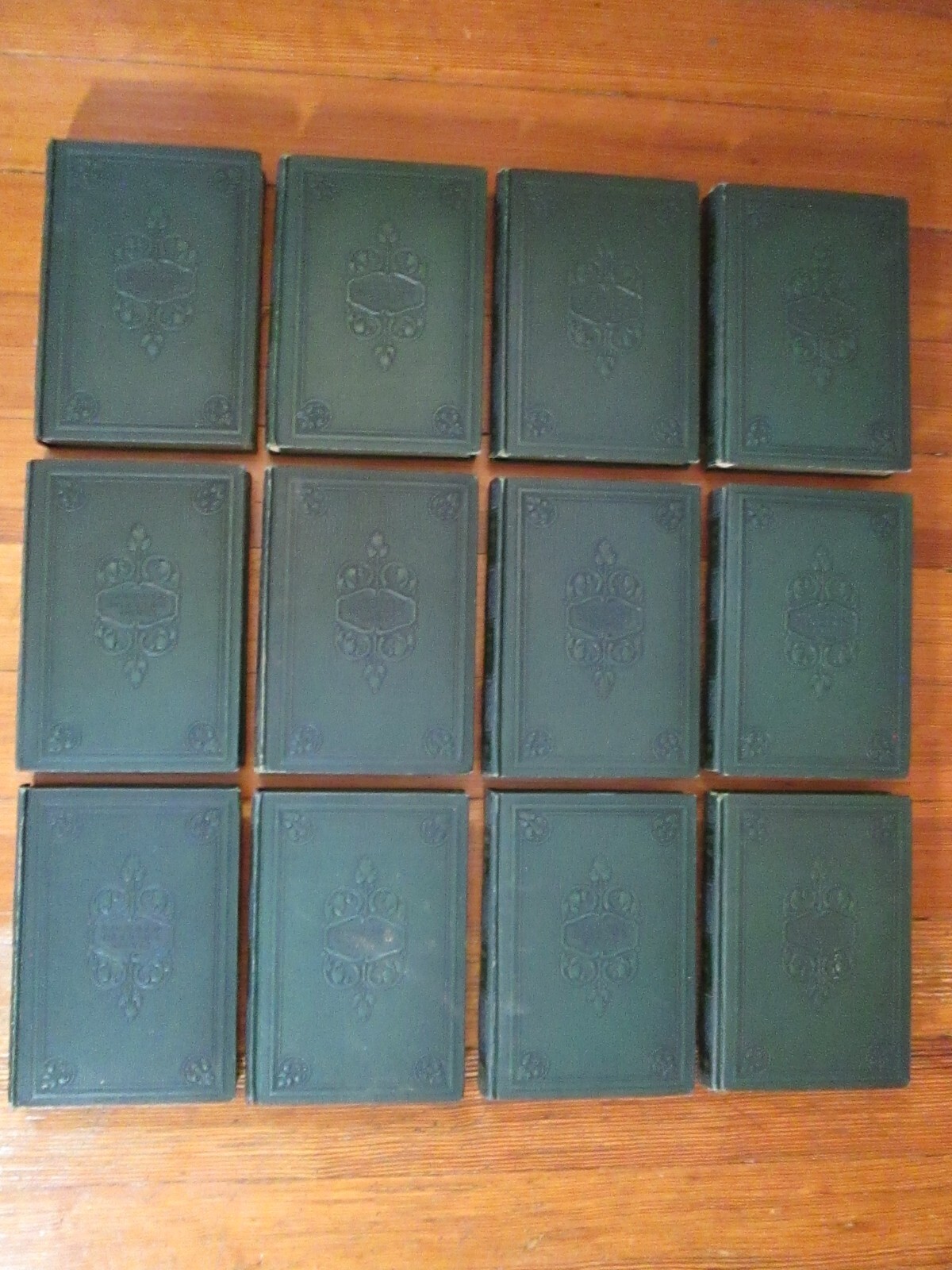 RICHARD HARDING DAVIS 1927 Scribners Book Set Lot Dark Gothic Bindings 12 Volume