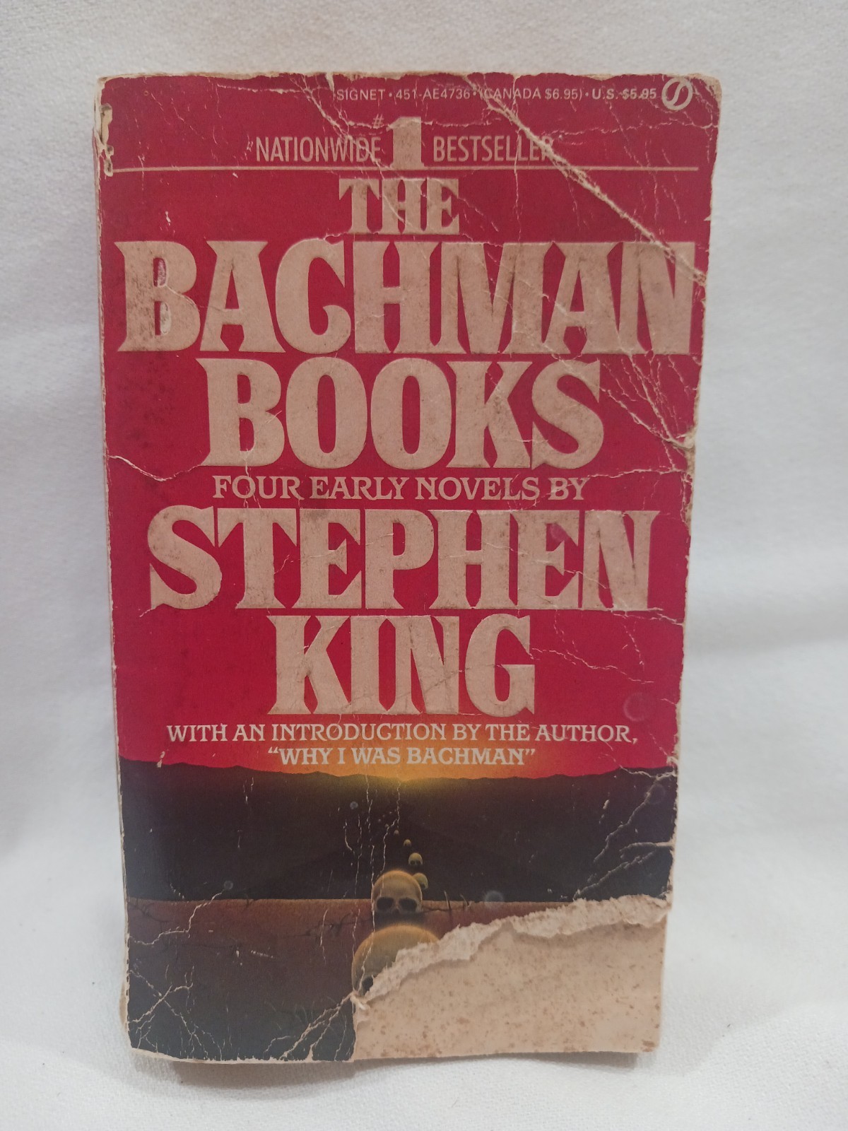 The Bachman Books Stephen King 1986 PB First 1st Printing Long Walk Rage Horror