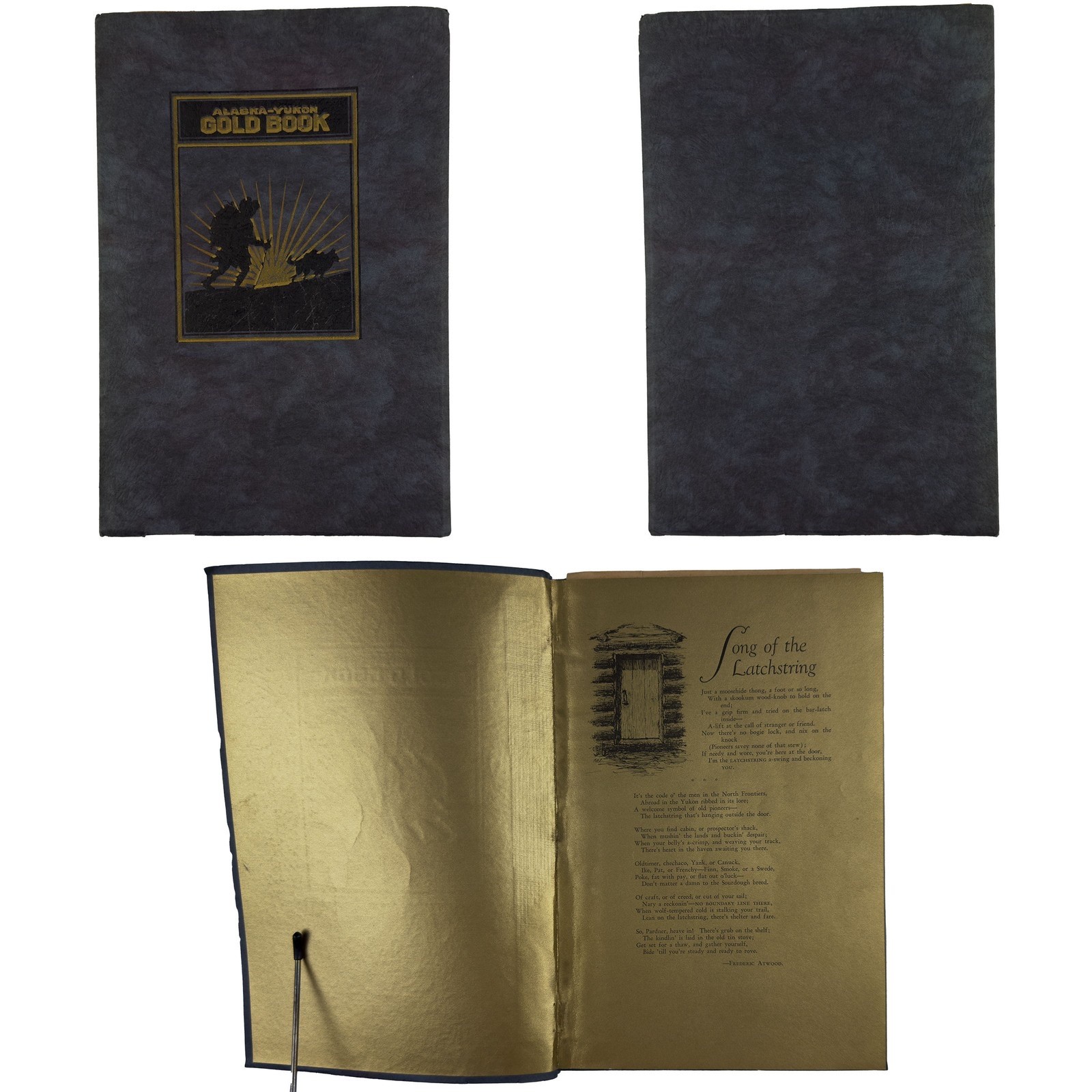 Alaska-Yukon Gold Book 1930 Sourdough Stampede Association Illustrated