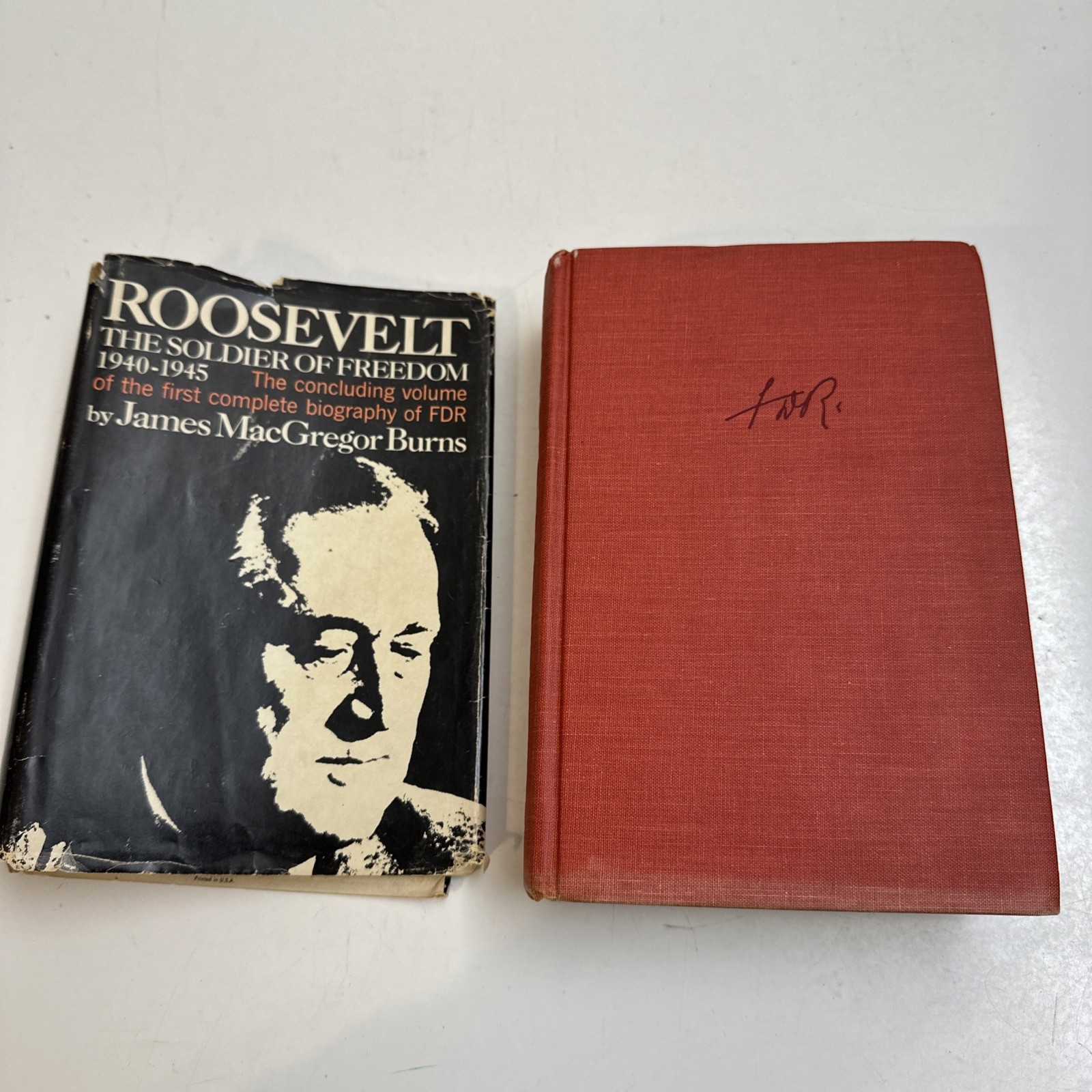 Roosevelt The Soldier Of Freedom James M. Burns 1970 1st Edition HC/DJ