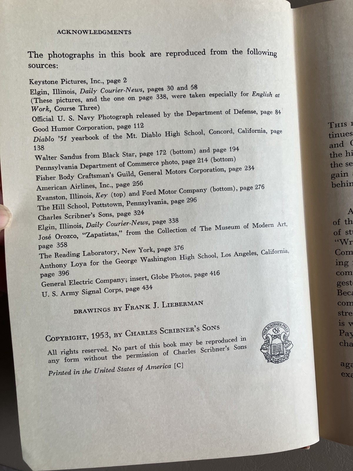 English At Work, Course 3, Bryant/Howe/Jenkins/Munn, HC VTG 1953