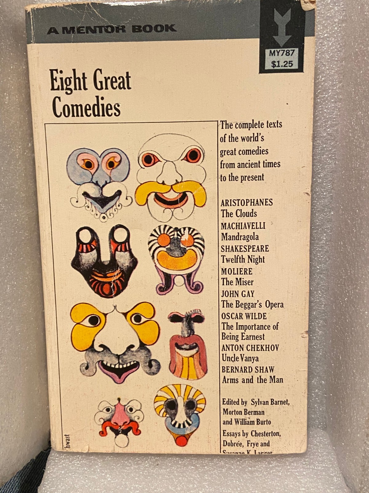 1958 Eight Great Comedies Paperback A Mentor Book *Pre-Owned* bsds