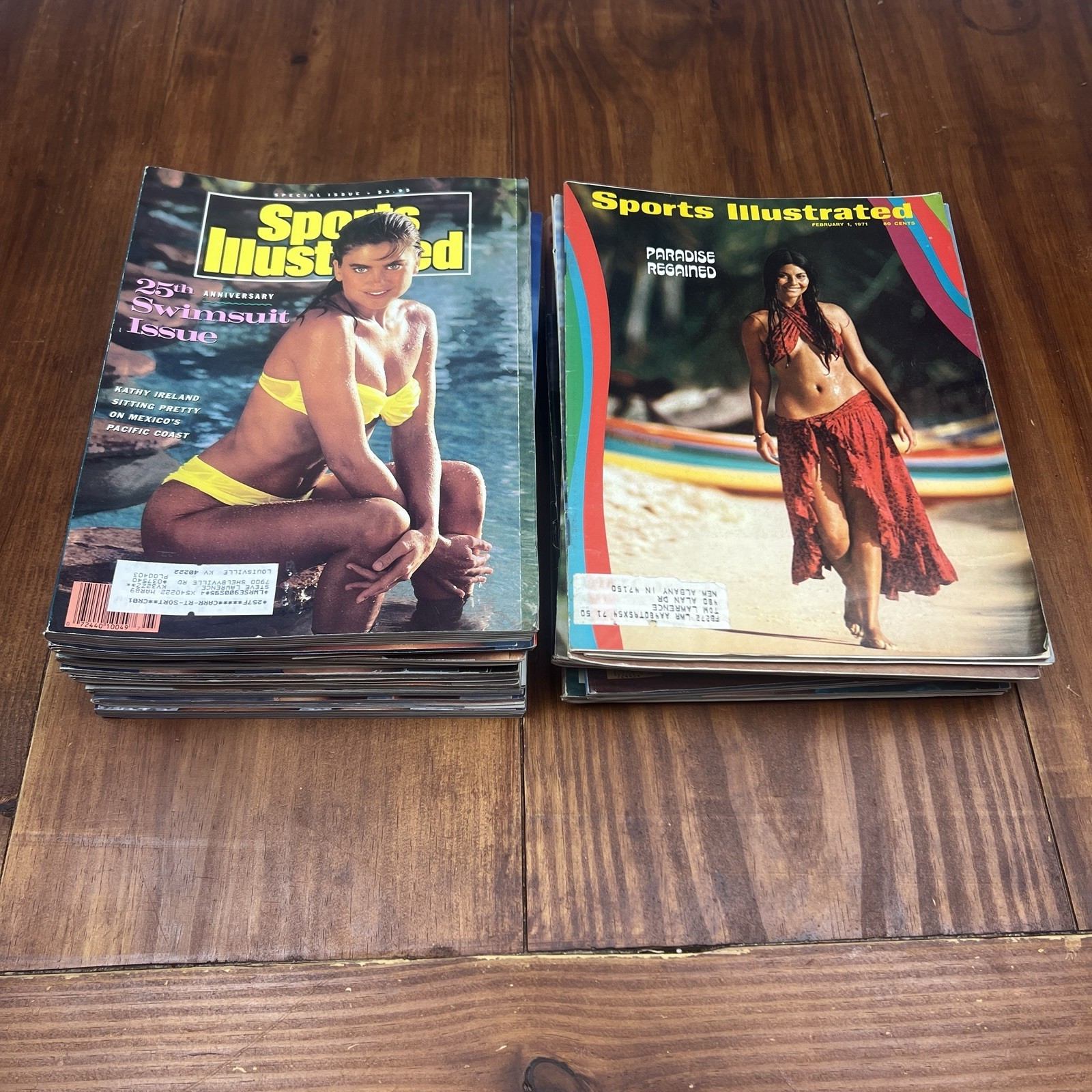 Sports Illustrated Swimsuit Issue Magazine Lot ‘77-‘05 Kathy Ireland Tyra Banks