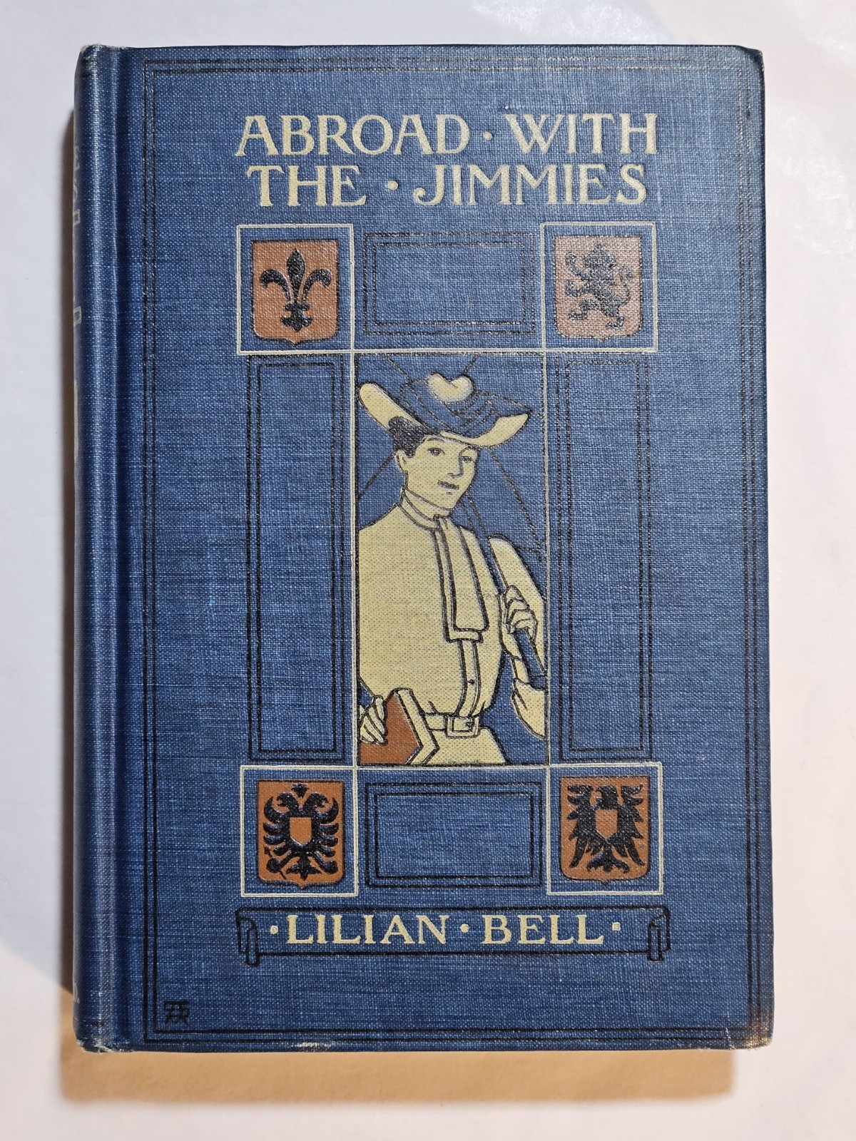 Abroad with the Jimmies, Lillian Bell A. Wessels Co.~1906 Amy Sacker HC 1st Ed.