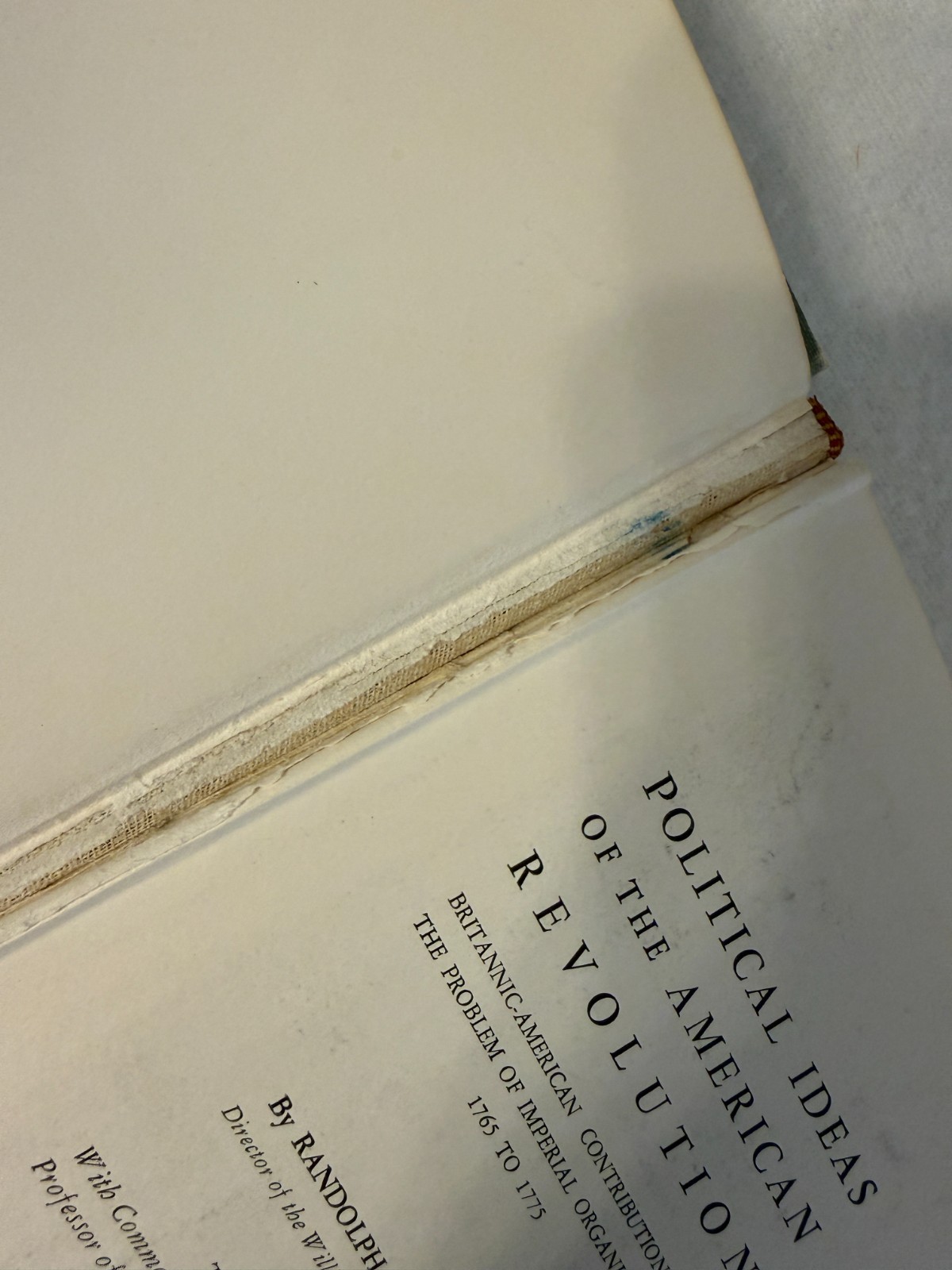 POLITICAL IDEAS OF THE AMERICAN REVOLUTION Randolph G Adams HC History