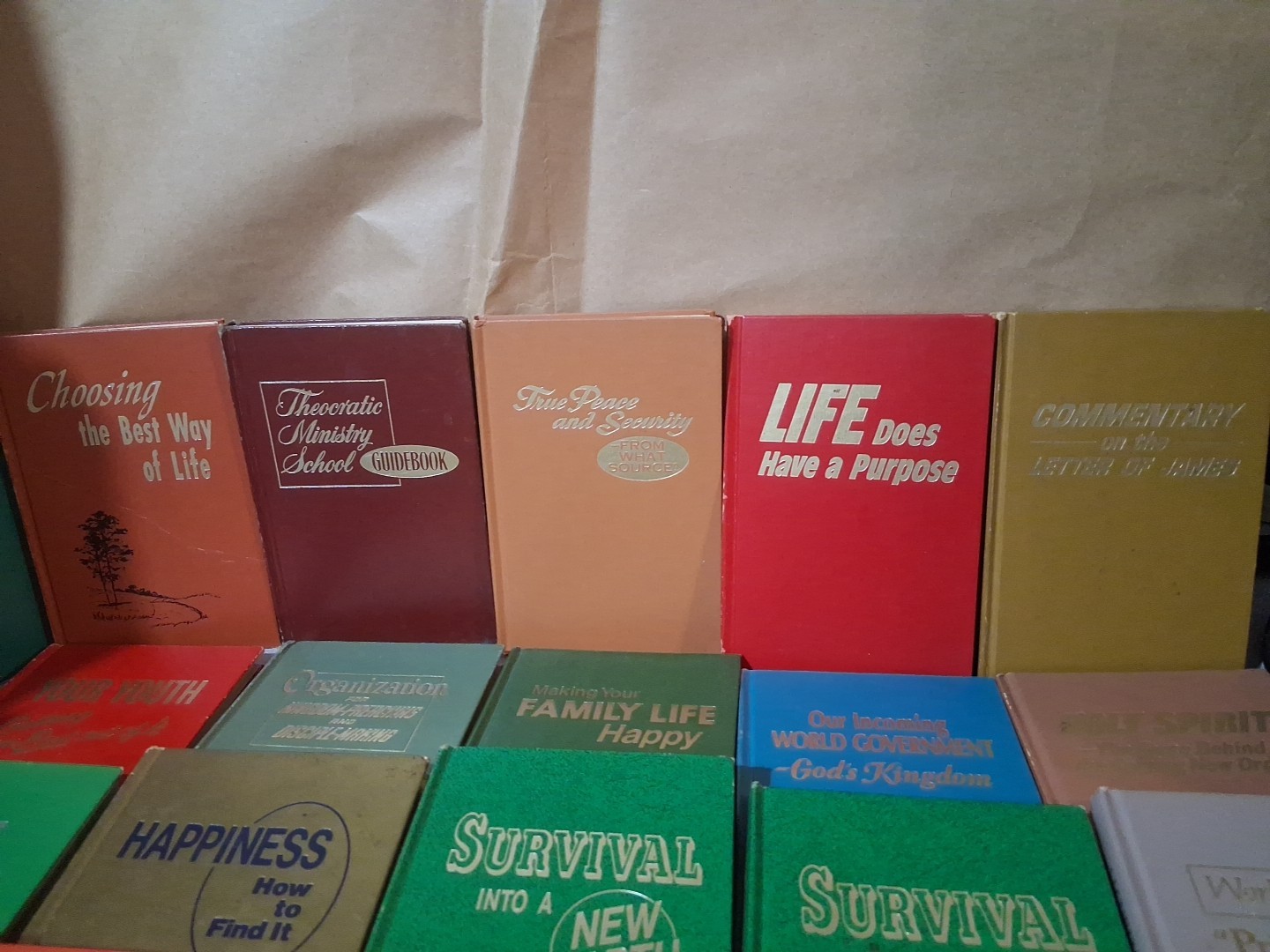 Jehovah’s Witnesses Book Lot 1960’s-1990’s Lot of 28 Small Hardcover Books