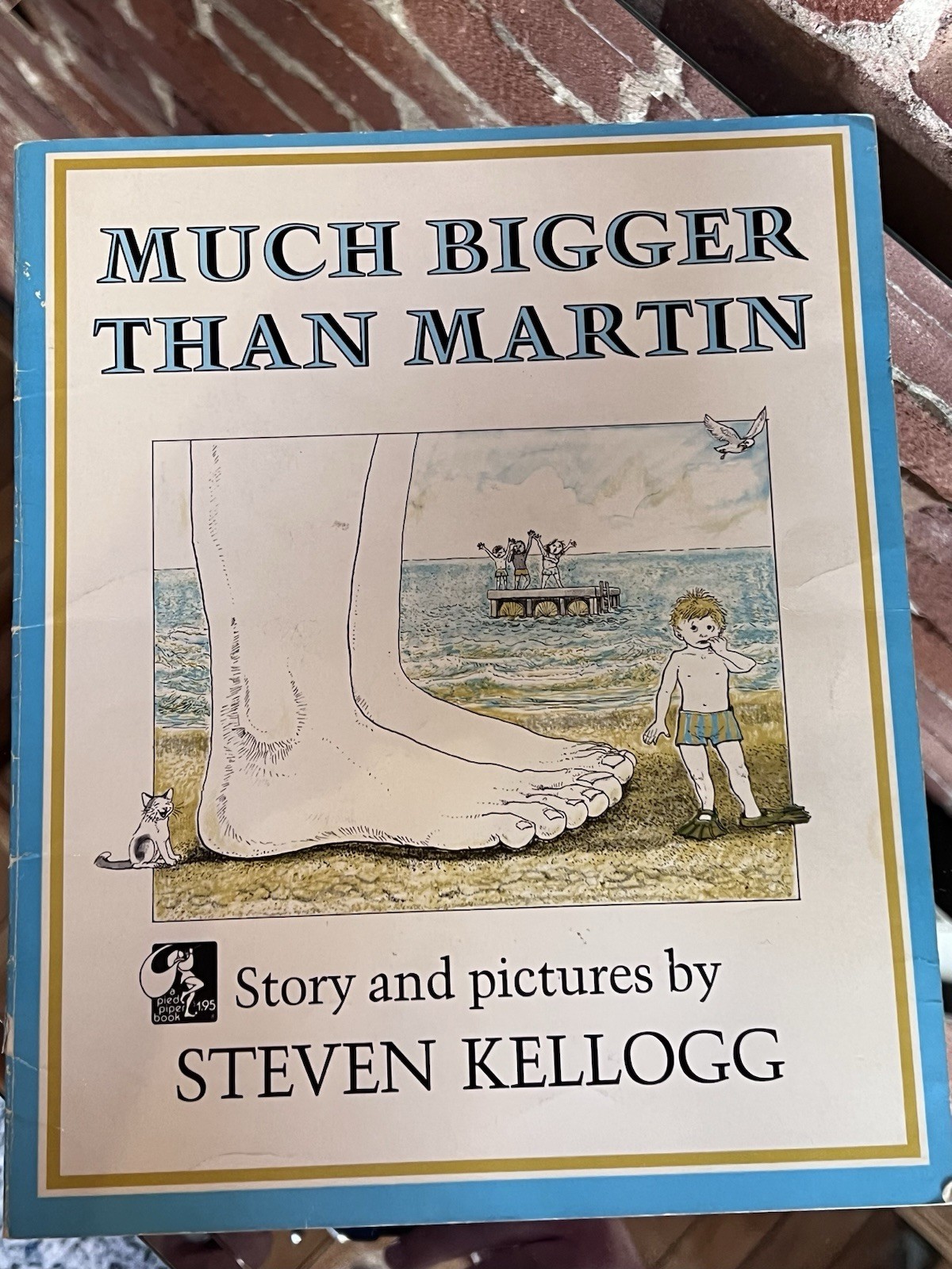 Steven Kellogg Signed W Doodle Autographed Sketch Much Bigger Than Martin