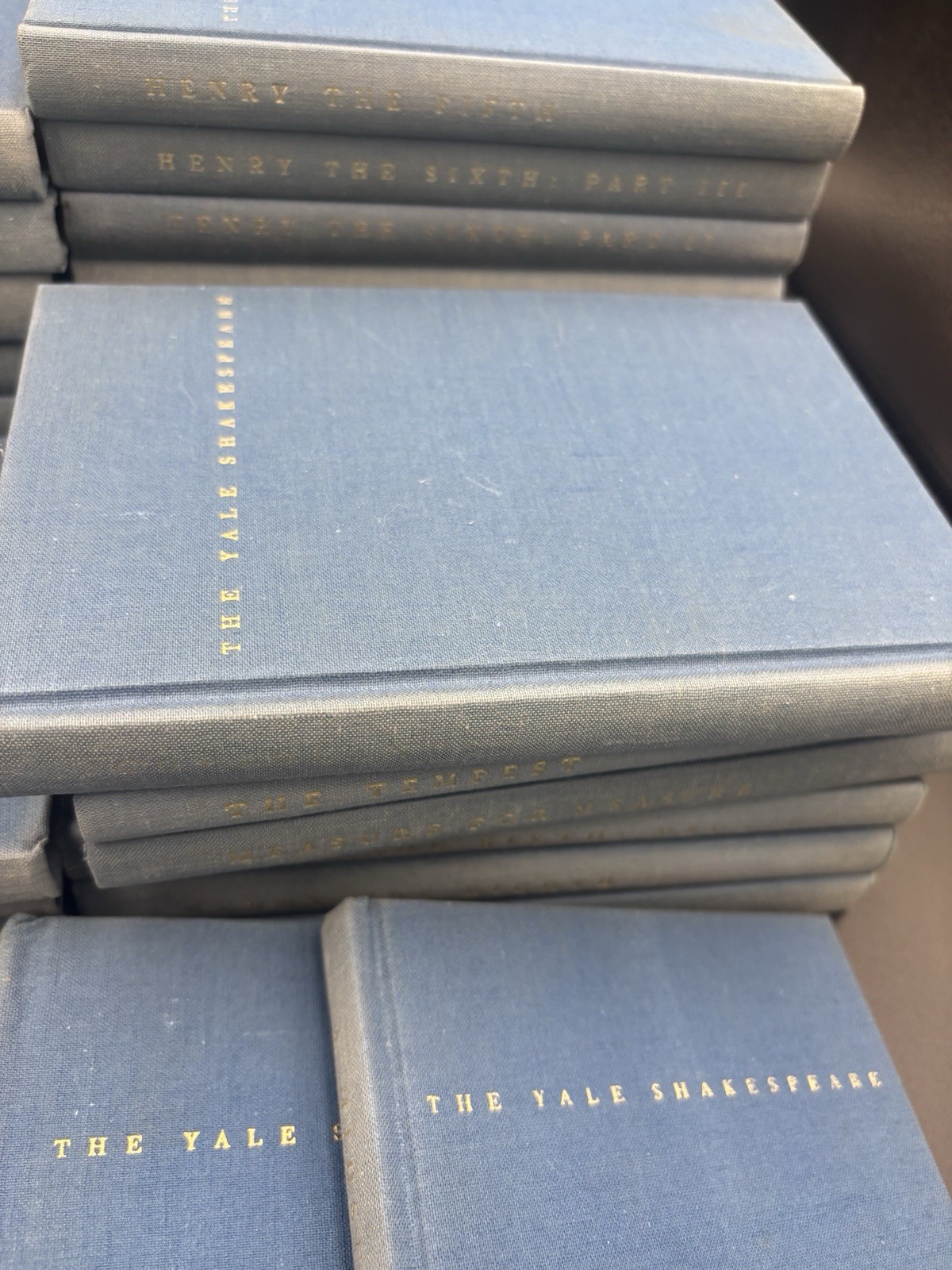 The Yale Shakespeare, 30 Volumes Blue Hardcovers University Press 1922-1965