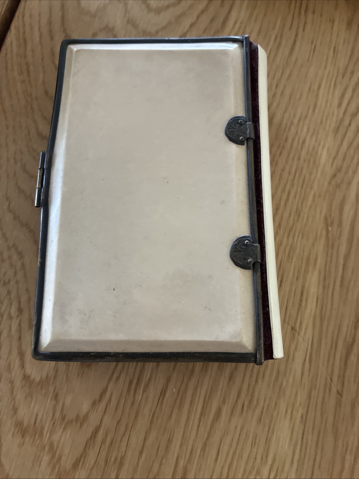 Antique 1908 Hungarian Catholic Prayer Book Celluloid Hardcover Brass Clasp