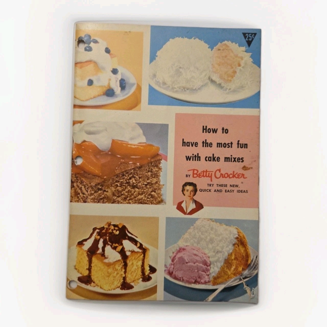 Betty Crocker Cake Mix Cookbook 33 Page Booklet 1950’s Cake Brownie Frostings