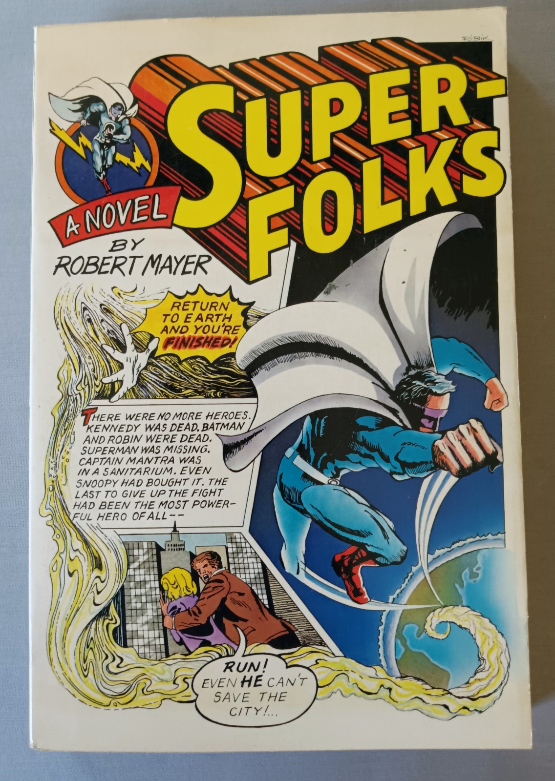 SUPER-FOLKS, PAPERBACK, NOVEL, PB, 1ST, ROBERT MAYER, THE DIAL PRESS, 1977