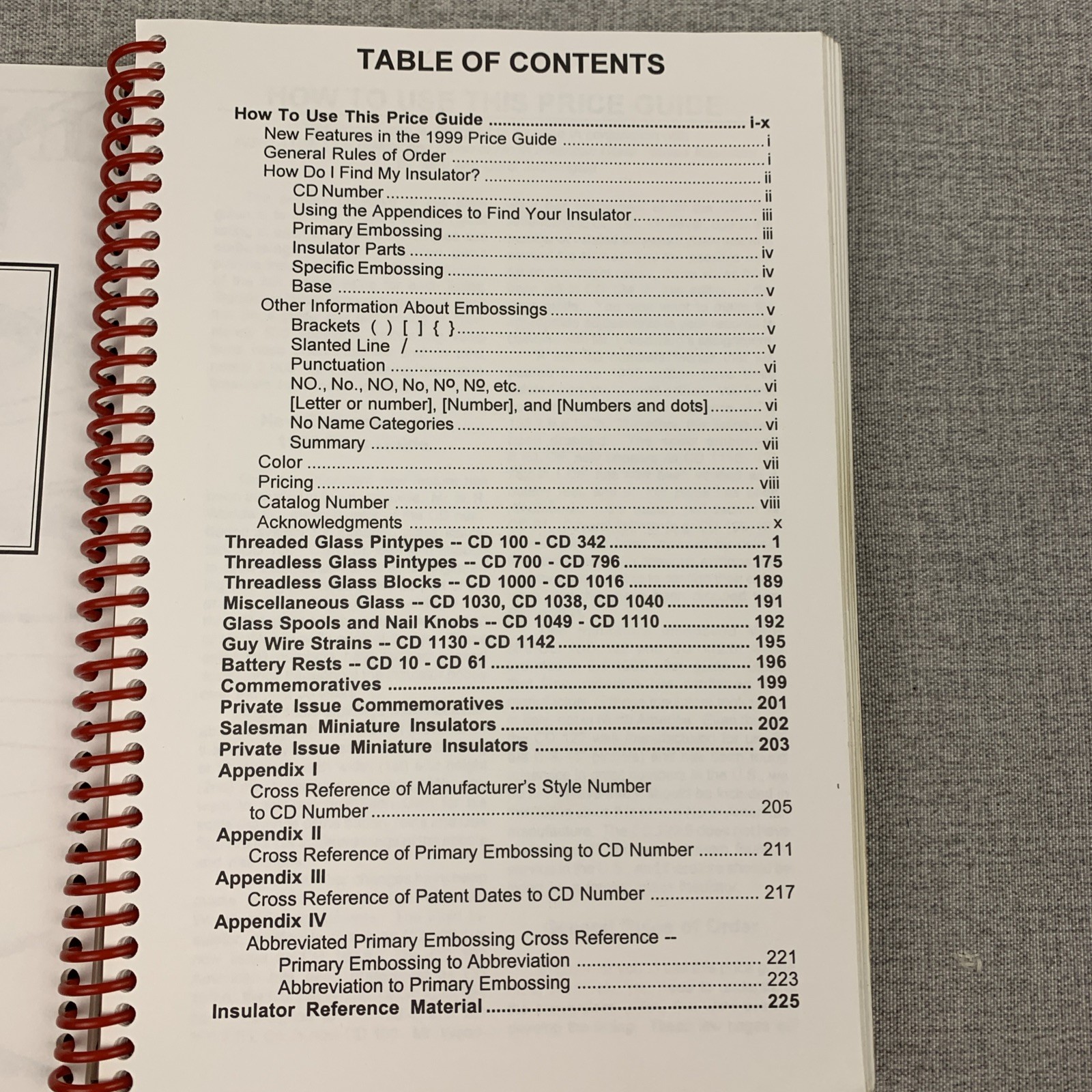 1999 Glass Pintype Insulators History & Price Guide by McDougald Spiral-Bound