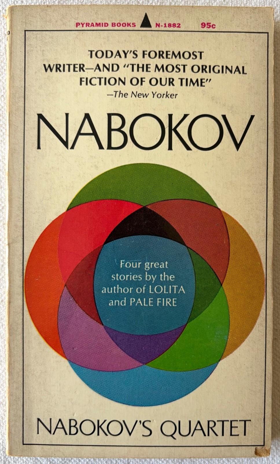 Vladimir Nabokov, Nabokov’s Quartet, first paperback edition (1968)