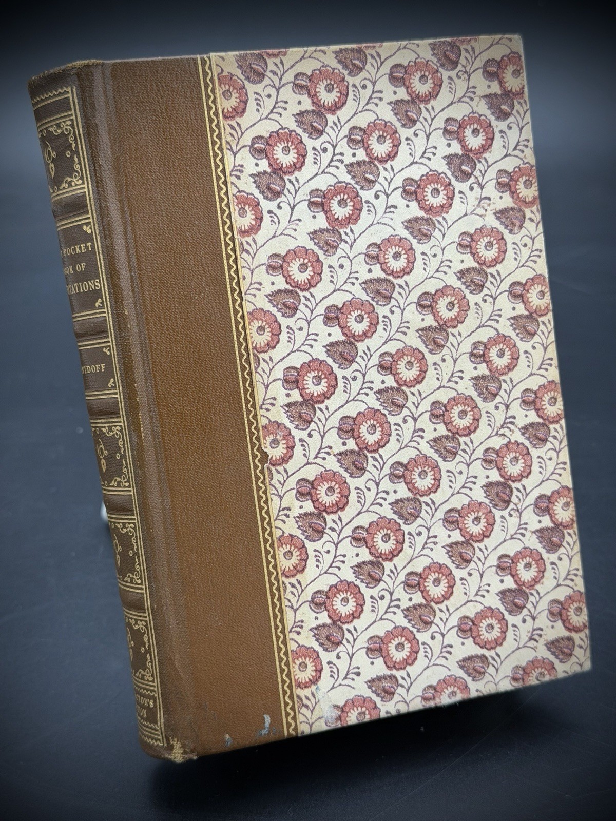 Vintage 1942 The Pocket Book Of Quotations Collector’s Edition Henry Davidoff