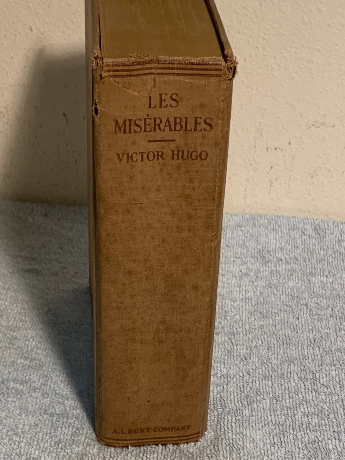 Les Miserables by Victor Hugo (Illustrated HC) Complete In One Volume~~A.L. Burt