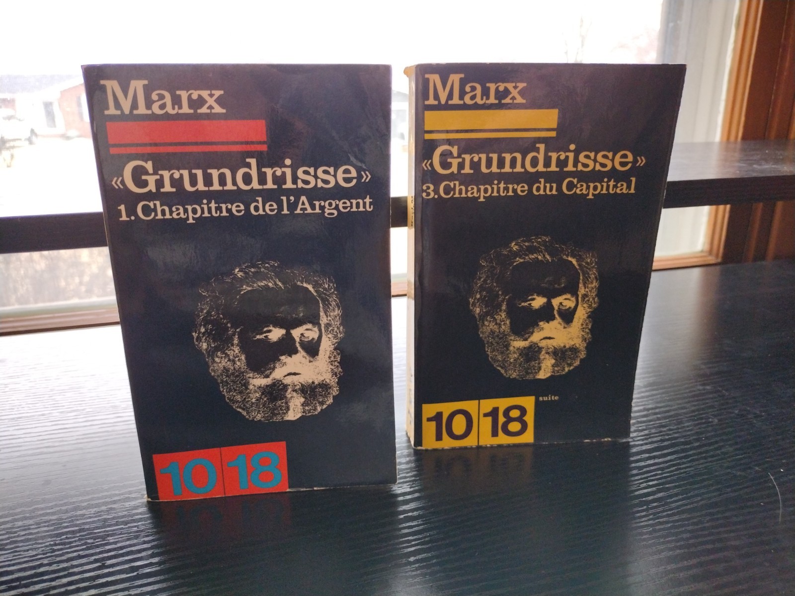 Karl Marx Grundrisse in French Vols. I & III ONLY de l’Argent du Capital 1968