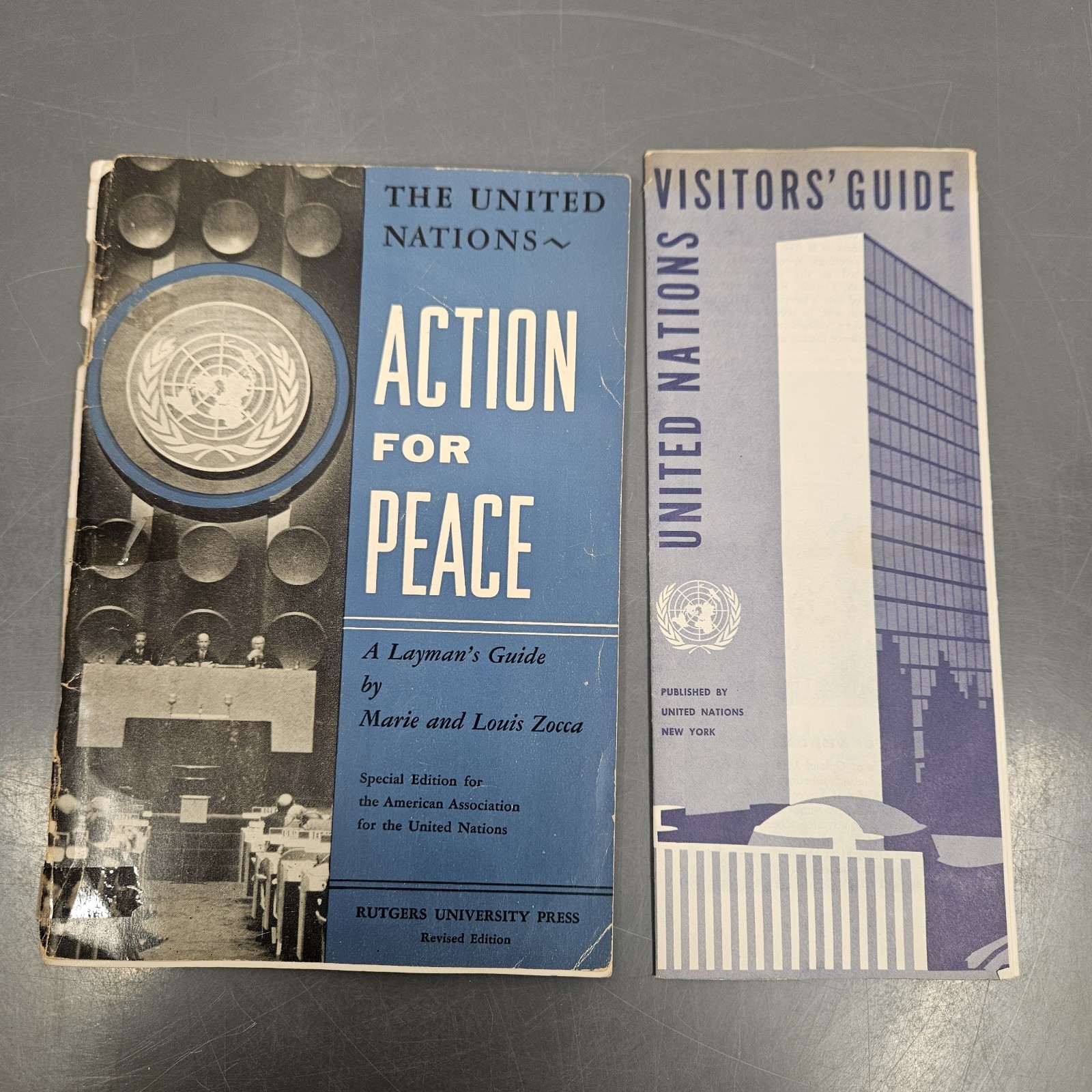 The United Nations Action For Peace A Layman’s Guide 1955 3rd Ed. Visitors Guide