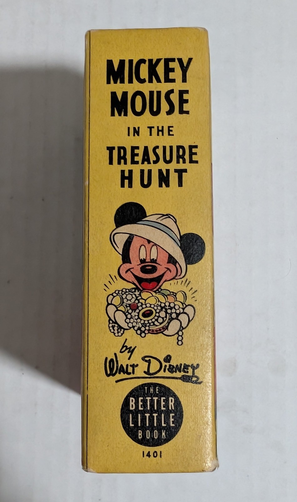 DISNEY’S MICKEY MOUSE IN THE TREASURE HUNT #1401 1941 BETTER LITTLE BOOK MINT-
