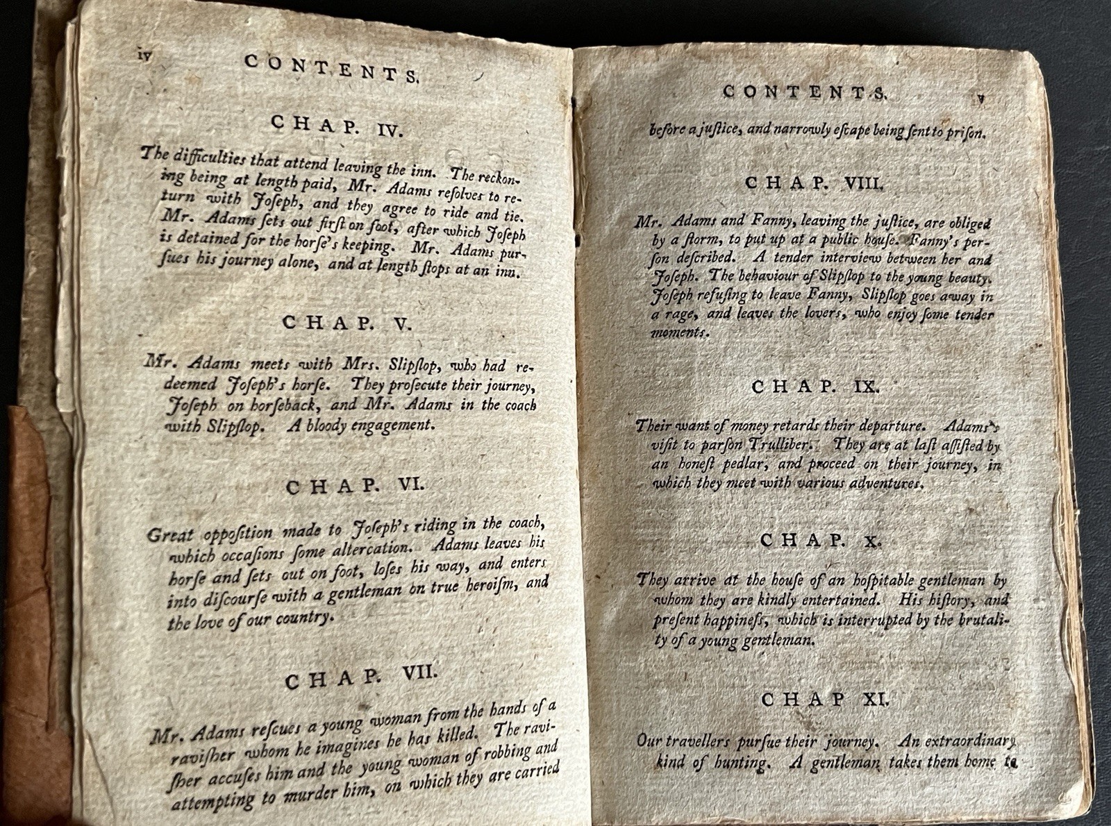 The History Of The Adventures of Joseph Andrews 1784 Henry Fielding Leather