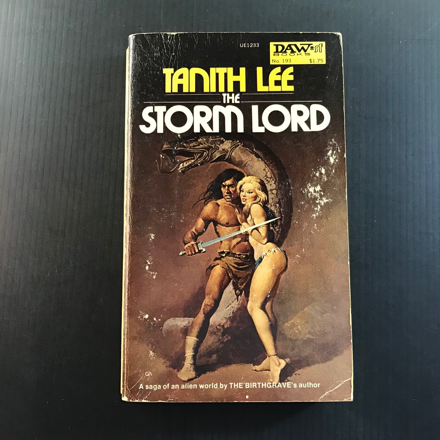 The Storm Lord Tanith Lee 1976 First Printing DAW Books Science Fantasy
