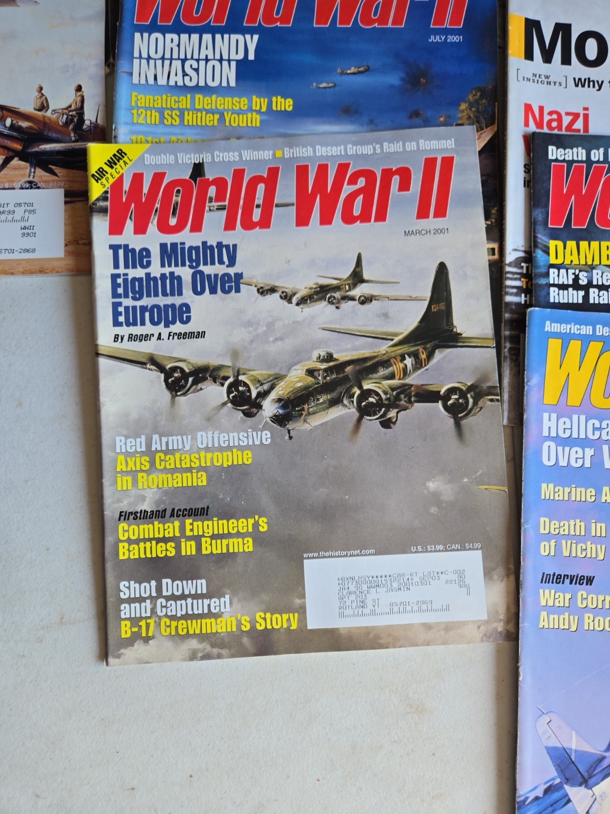 1990s World War 2 Magazines Back Issues Lot Of 34