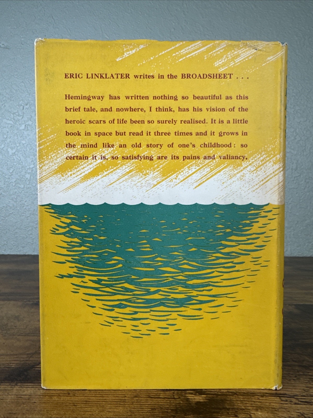 THE OLD MAN AND THE SEA BY ERNEST HEMINGWAY 1953 HC/DJ ~ NF COND