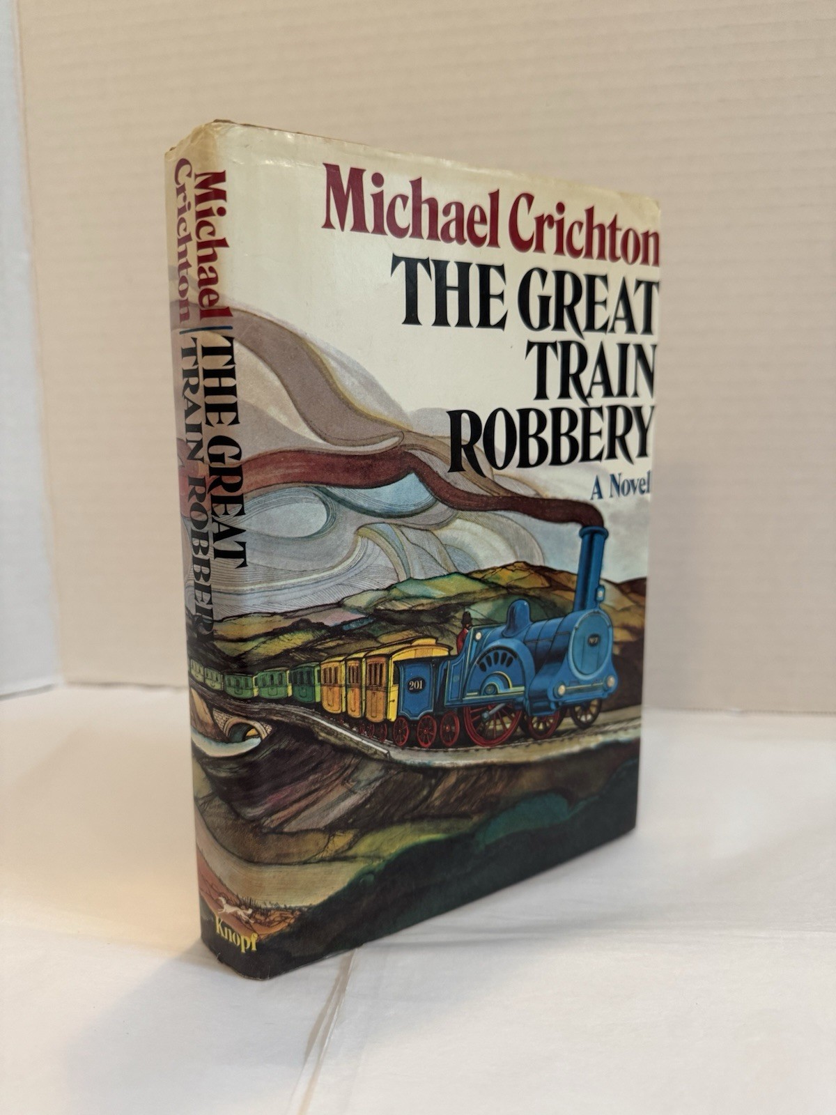 FIRST EDITION – Michael Crichton, The Great Train Robbery HCDJ 1975 VERY GOOD