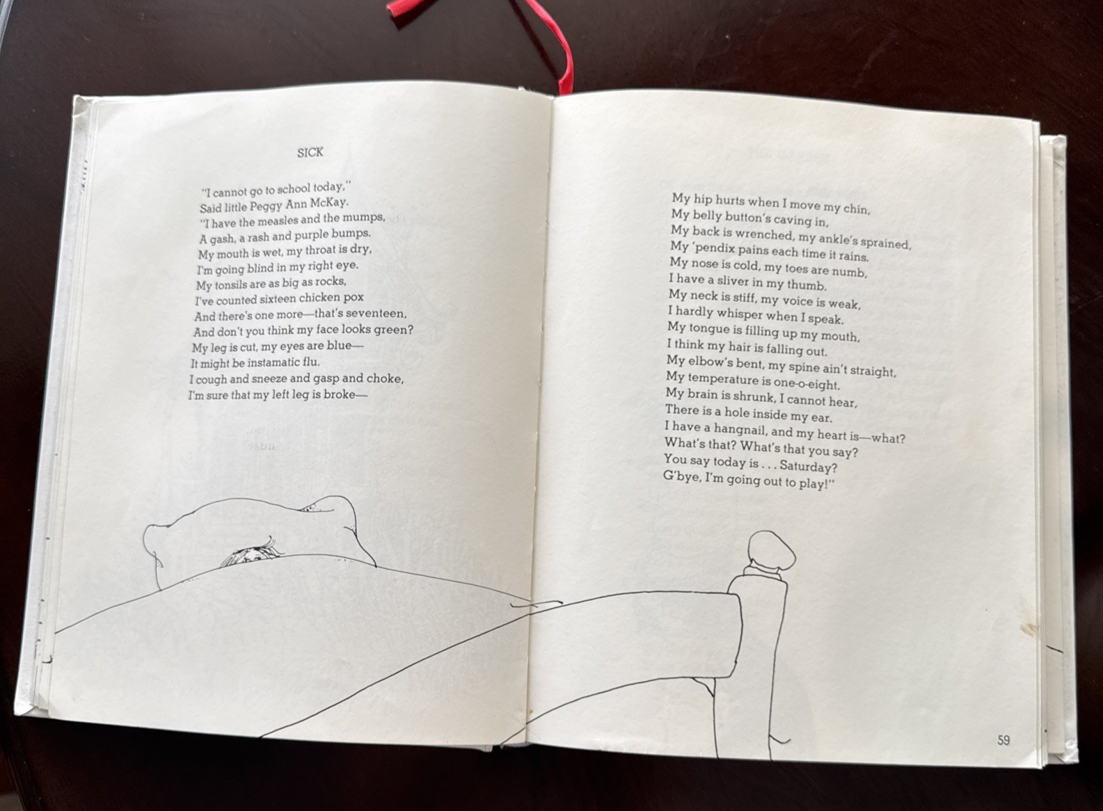 Where the Sidewalk Ends & Every Thing On It – Shel Silverstein Leather Bound HC