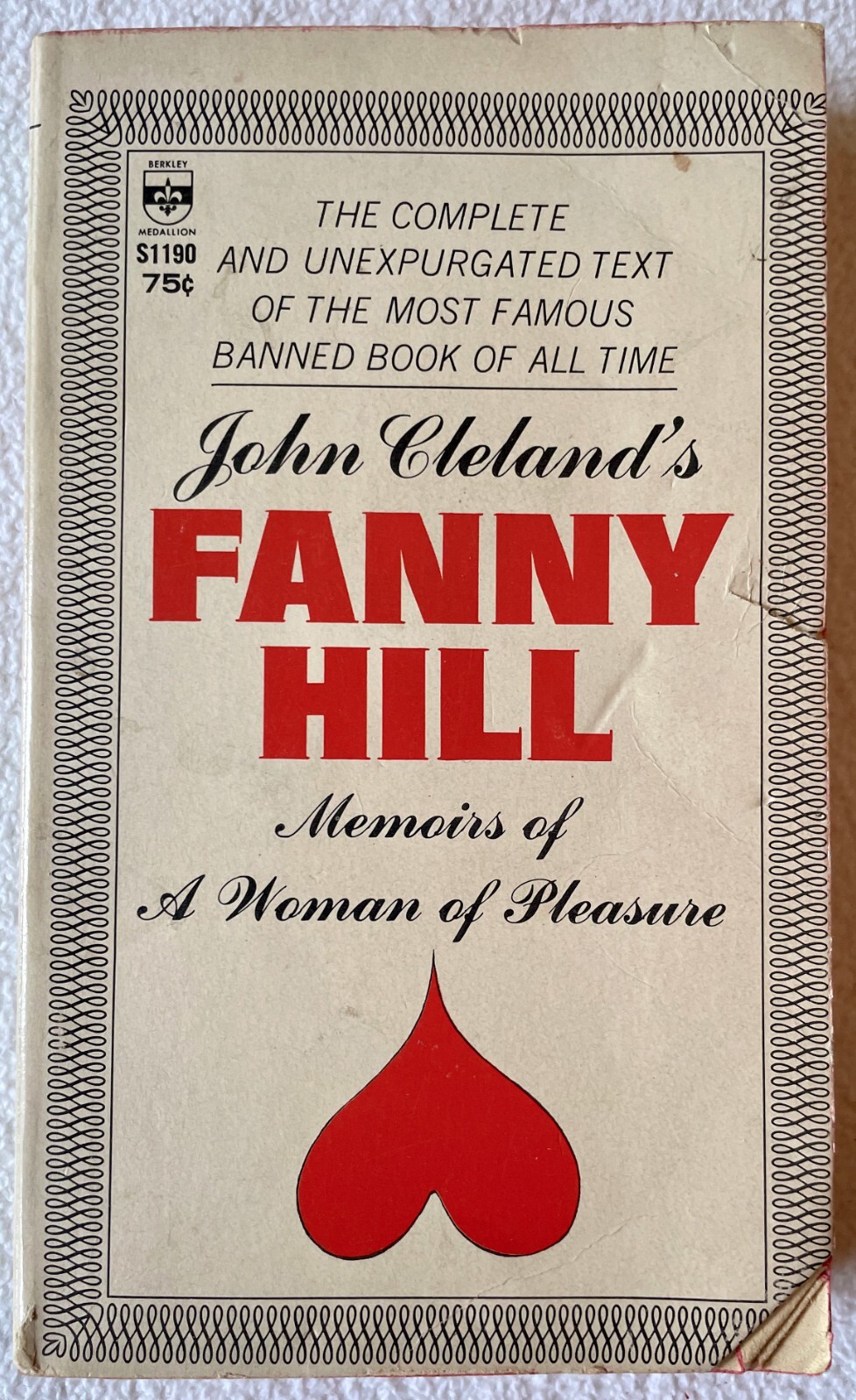John Cleland, Fanny Hill, 1st paperback edition (1965)