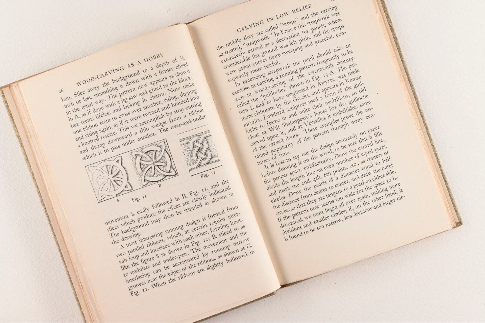 “WOOD-CARVING AS A HOBBY” By Herbert W. Faulkner HC /DJ 1934 1st Edition