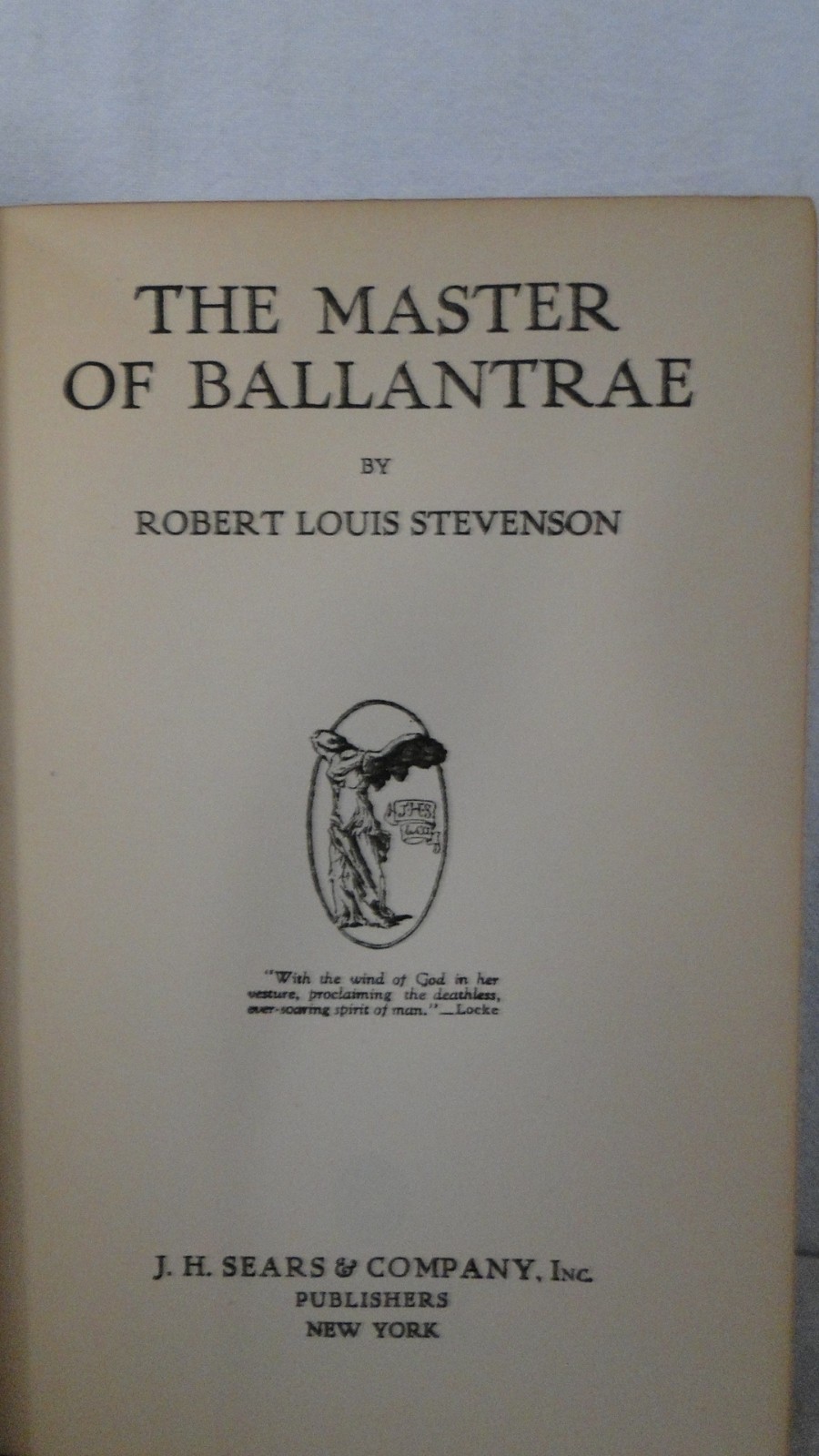 6 Volumes ROBERT LOUIS STEVENSON – J. H. Sears & Co, Inc. Leather