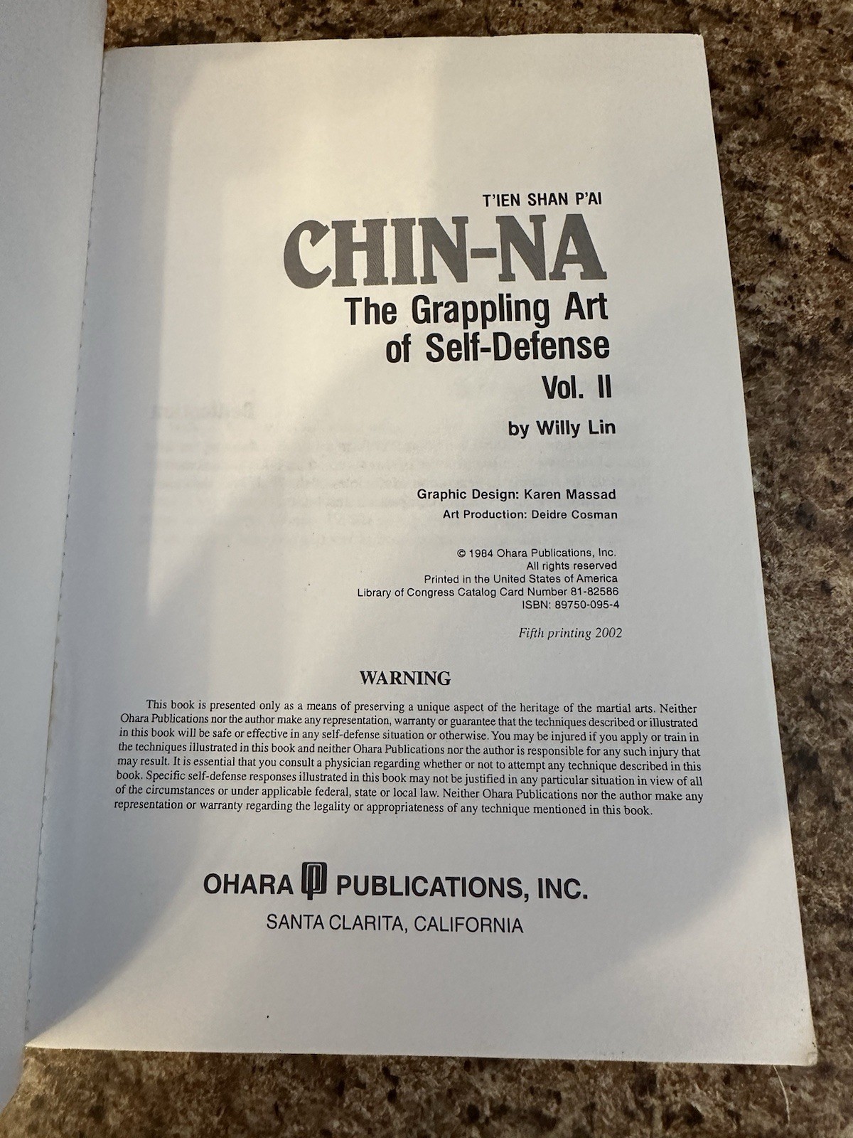 Vintage Shaolin Chin-na Martial Arts Books Jwing-Ming, Wong, Lin 1980’s 4 Books