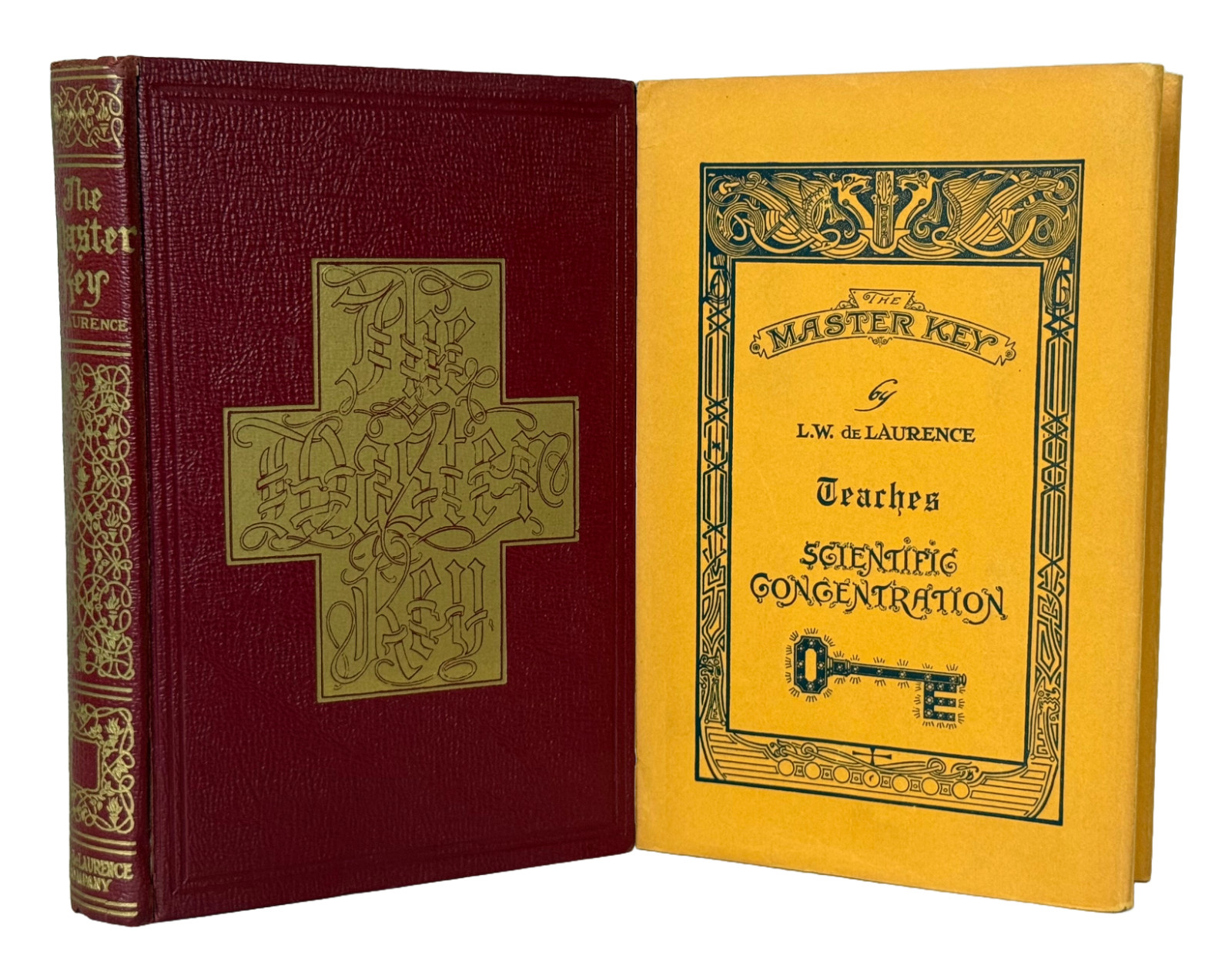 1941 The Master Key by L.W. de Laurence DJ New Thought ~ Occult ~ Concentration