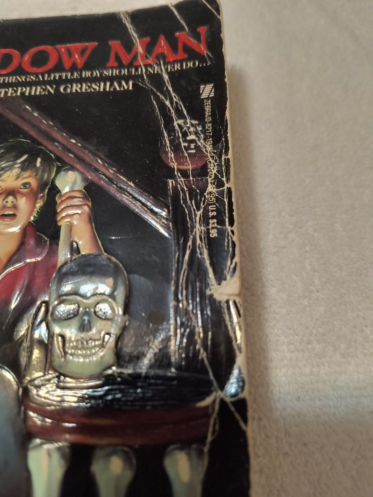The Shadow Man by Stephen Gresham 1st Printing Mass Market Paperback 1986 Horror
