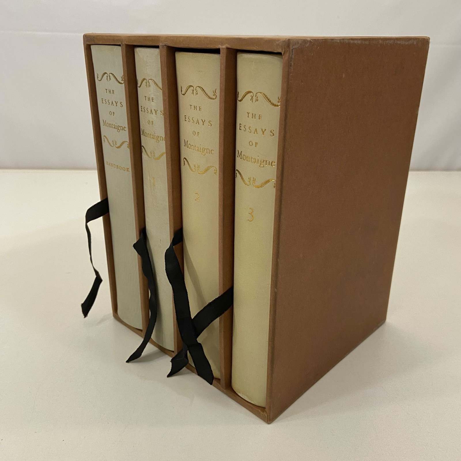 The Essays of Montaigne 4 Volume Box Set Limited Editions Club SIGNED TM Cleland