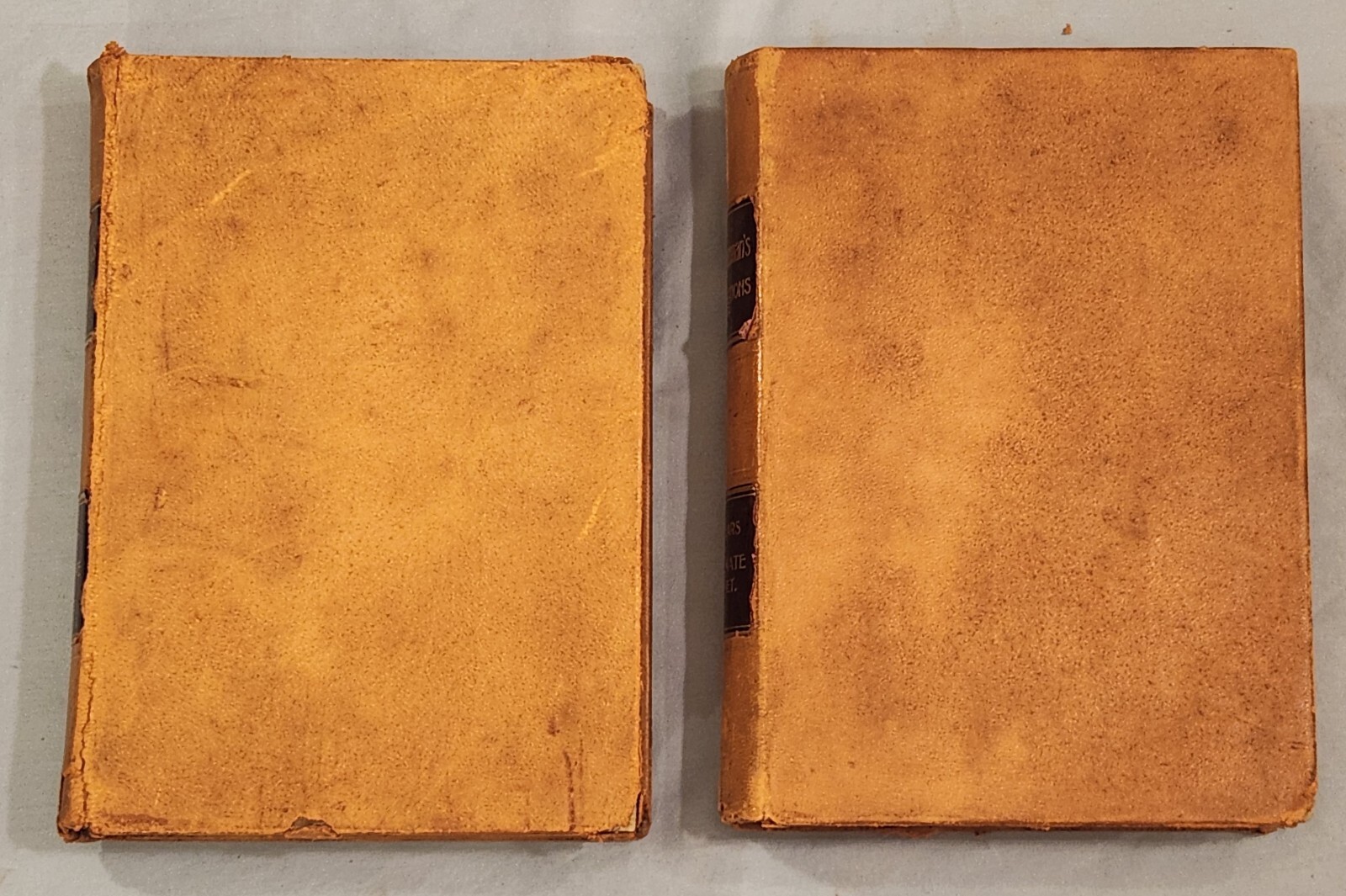 John Sherman’s Recollections of Forty Years in the House and Senate. Leather.