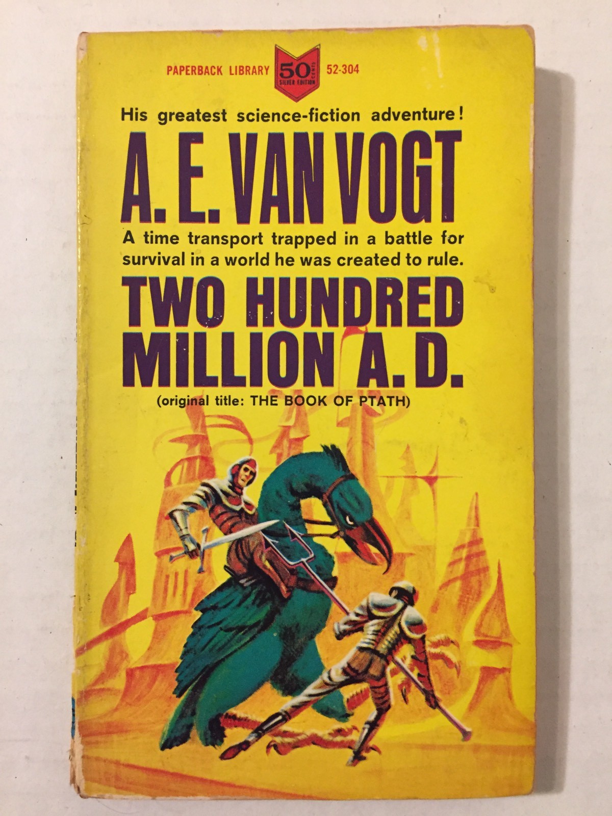 A E Van Vogt Two Hundred Million A D Sci-Fi Paperback Novel First Printing 1964