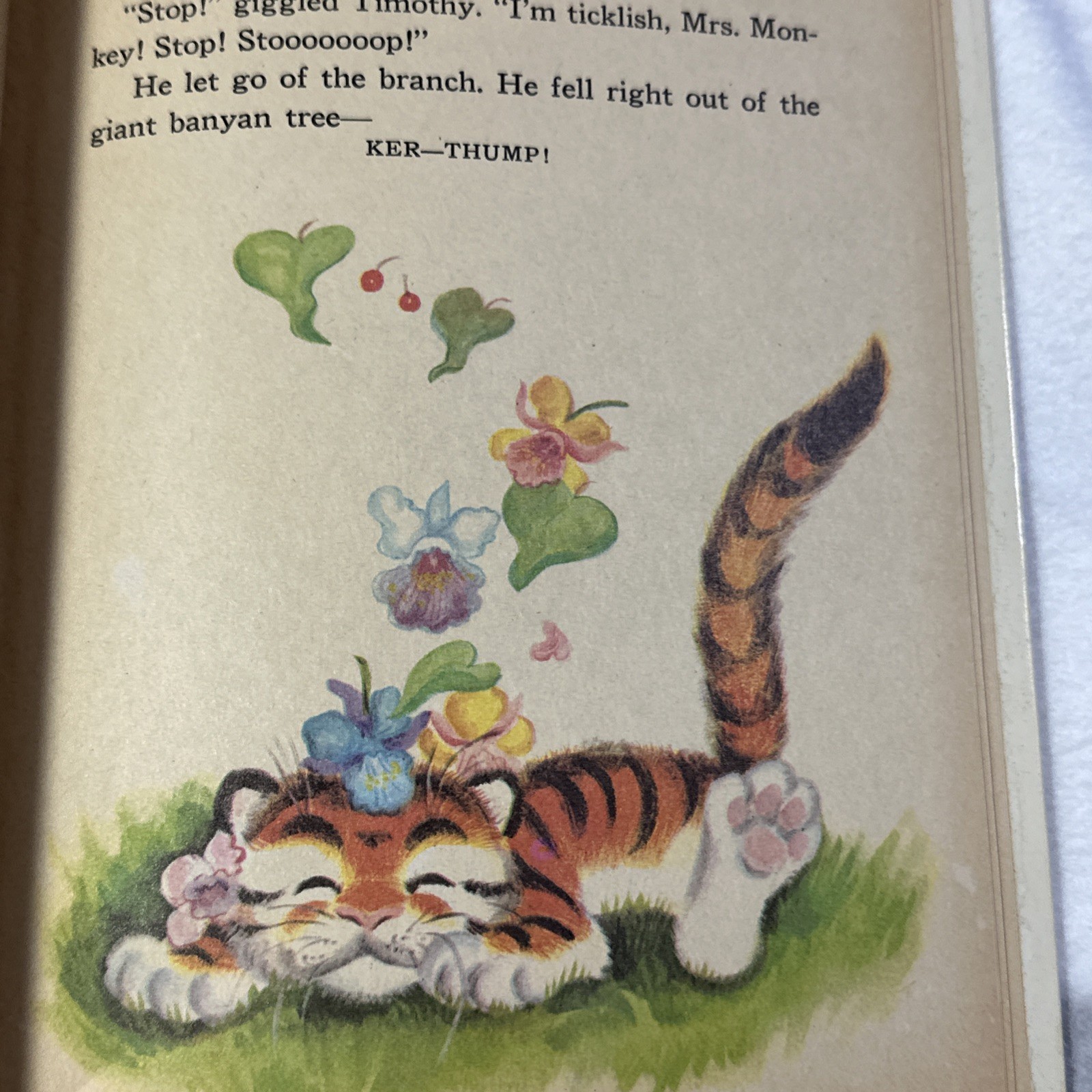 Timothy, Tiger By Marjorie Barrows Vintage Children’s Storybook First Edition