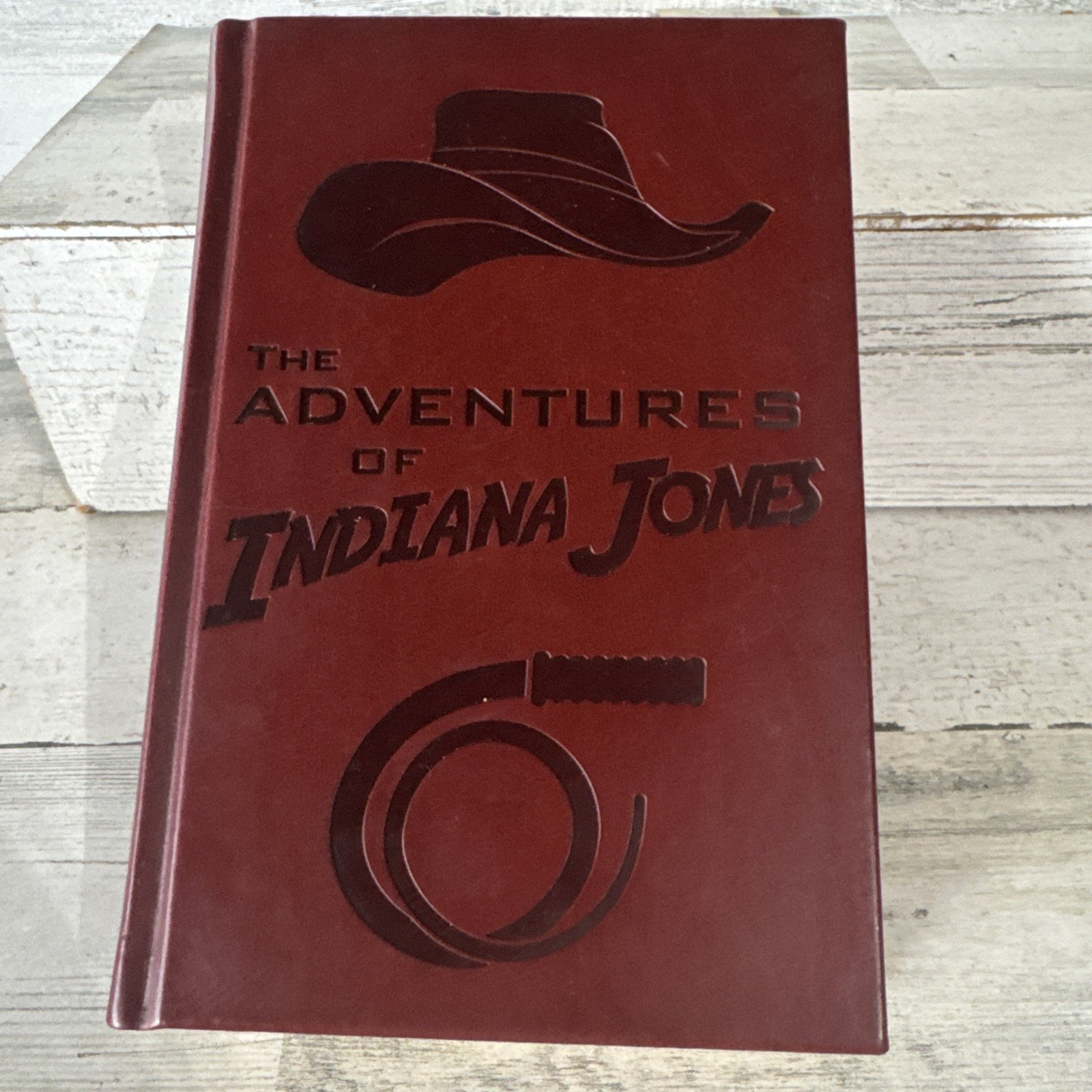 Adventures of Indiana Jones Collectible Leather Feel Hardcover Gift